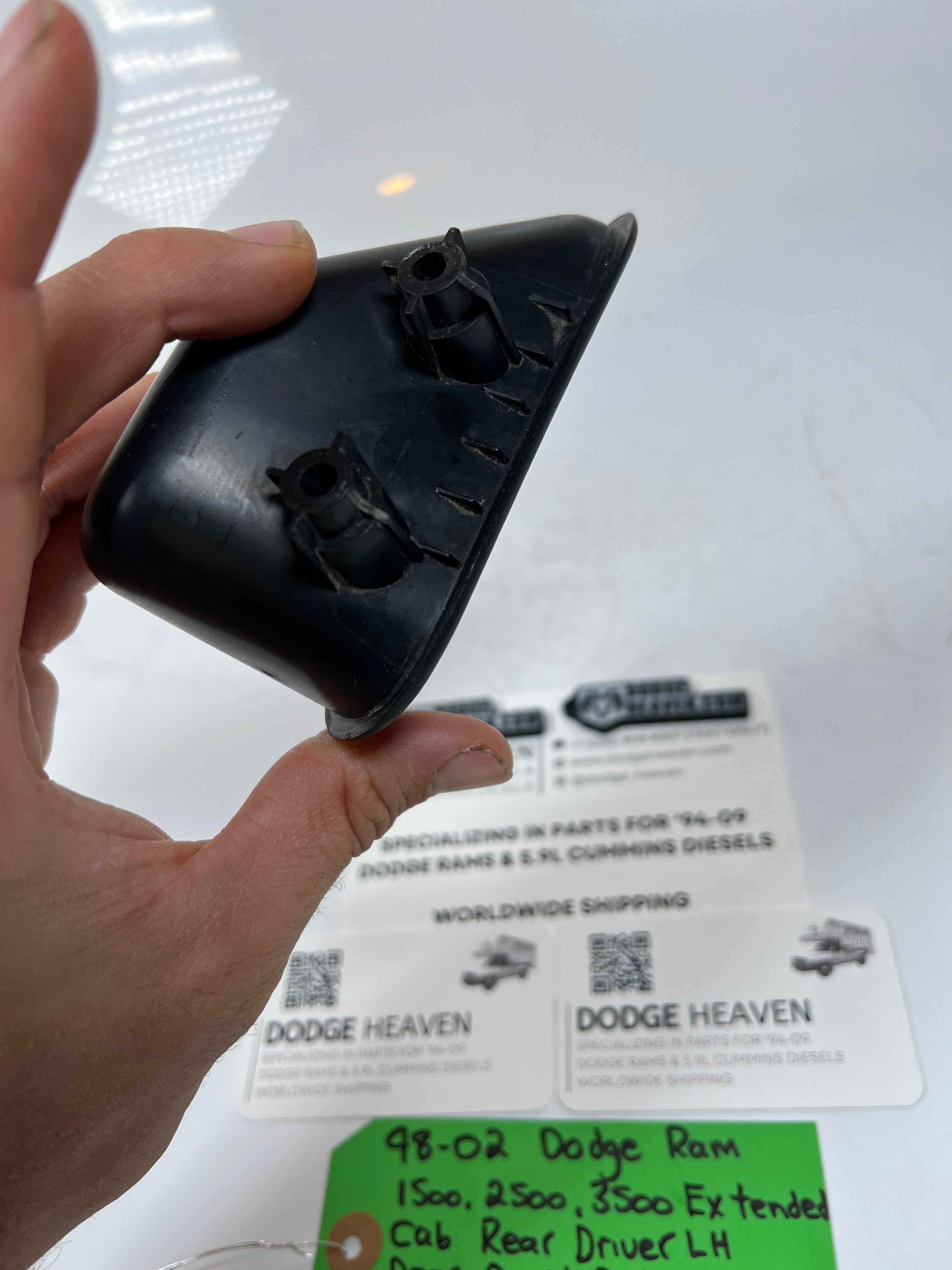 1998-2002 Dodge Ram Extended Cab Rear Driver Door Panel Pull Handle Cup