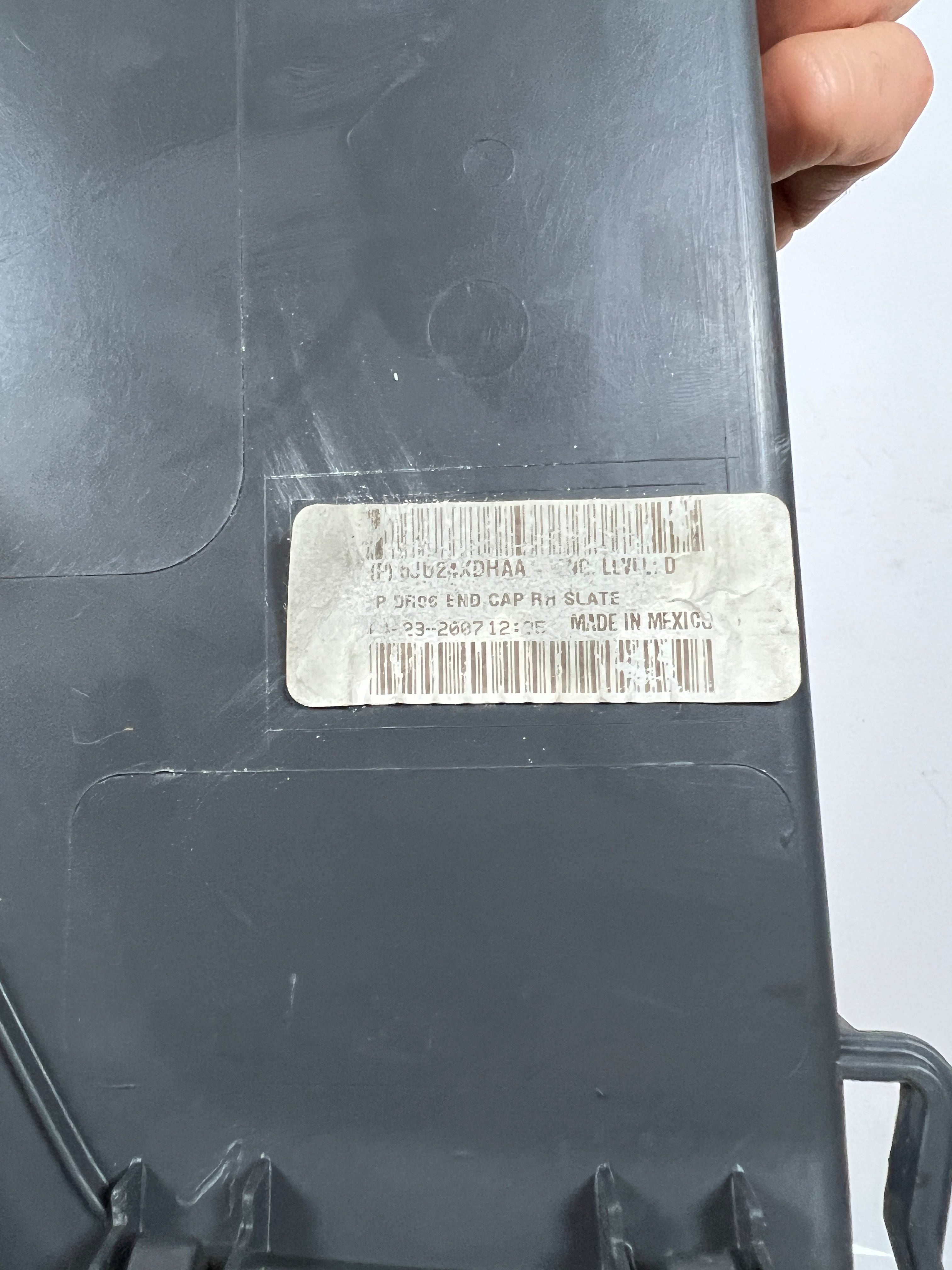 2006-2009 Dodge Ram 1500-3500 Passenger Dash End Cap Trim Panel Light Grey