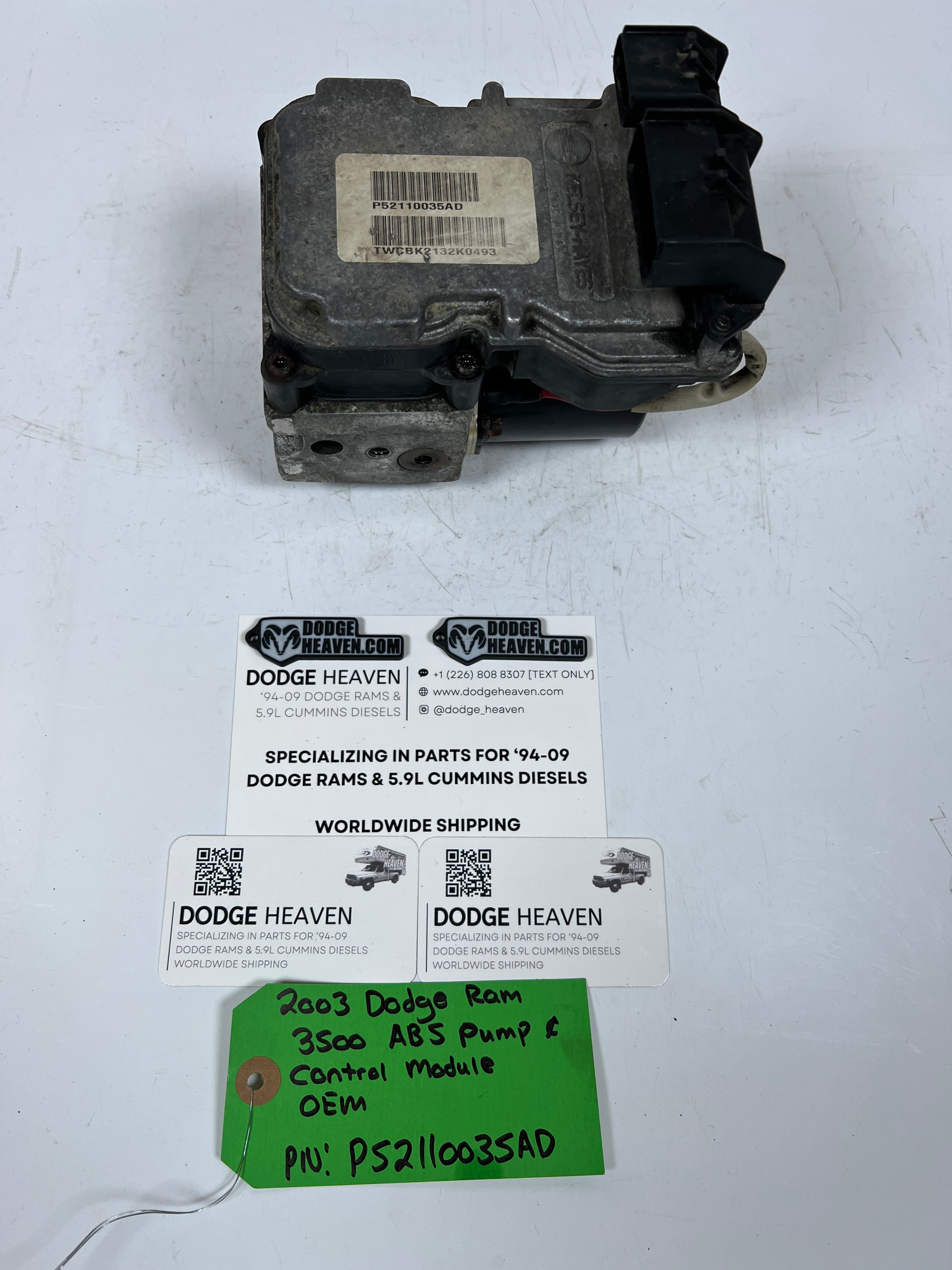 2003-2003 Dodge Ram 3500 ABS Pump & Control Module P52110035AD Kelsey Hayes