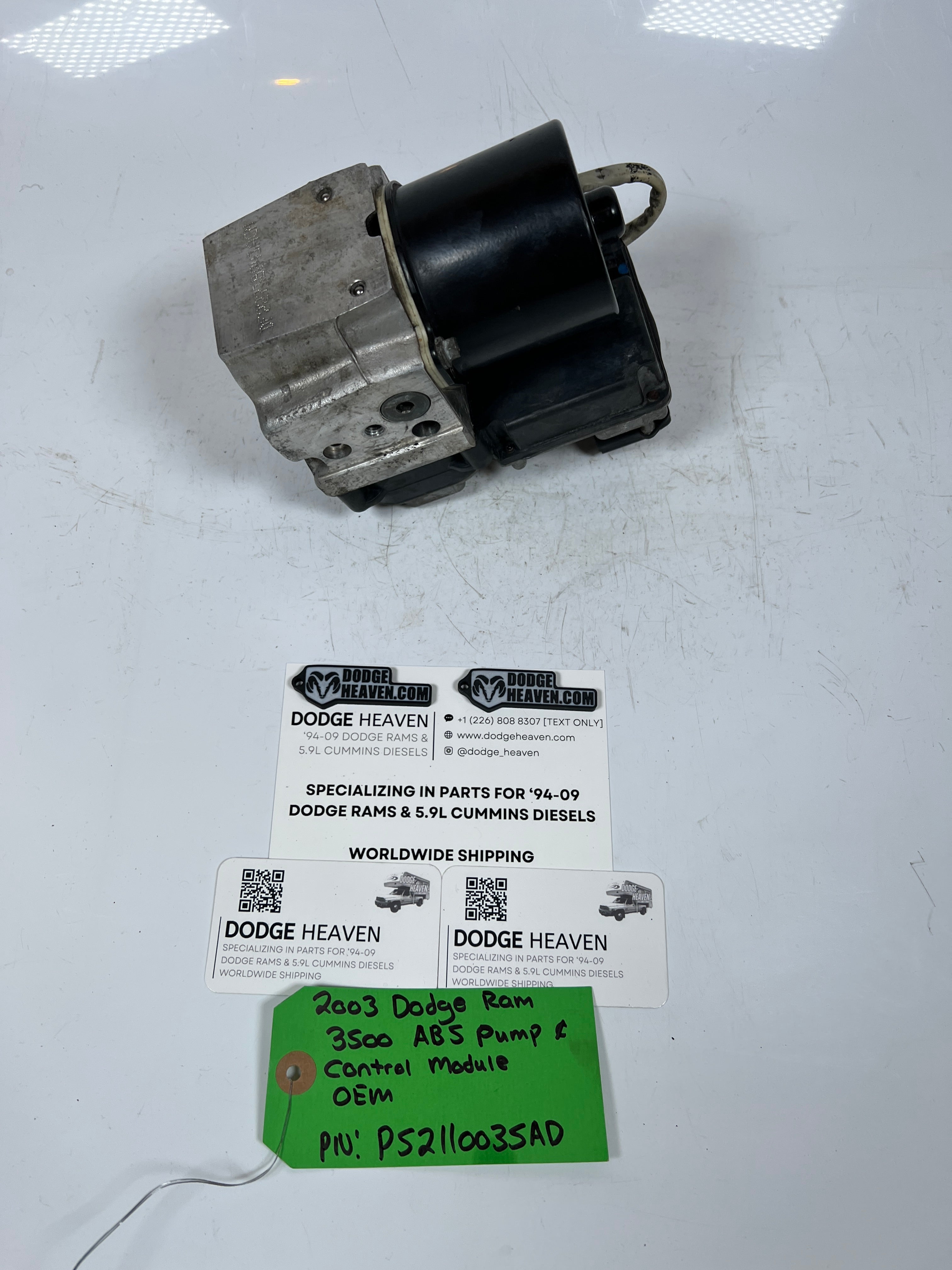 2003-2003 Dodge Ram 3500 ABS Pump & Control Module P52110035AD Kelsey Hayes