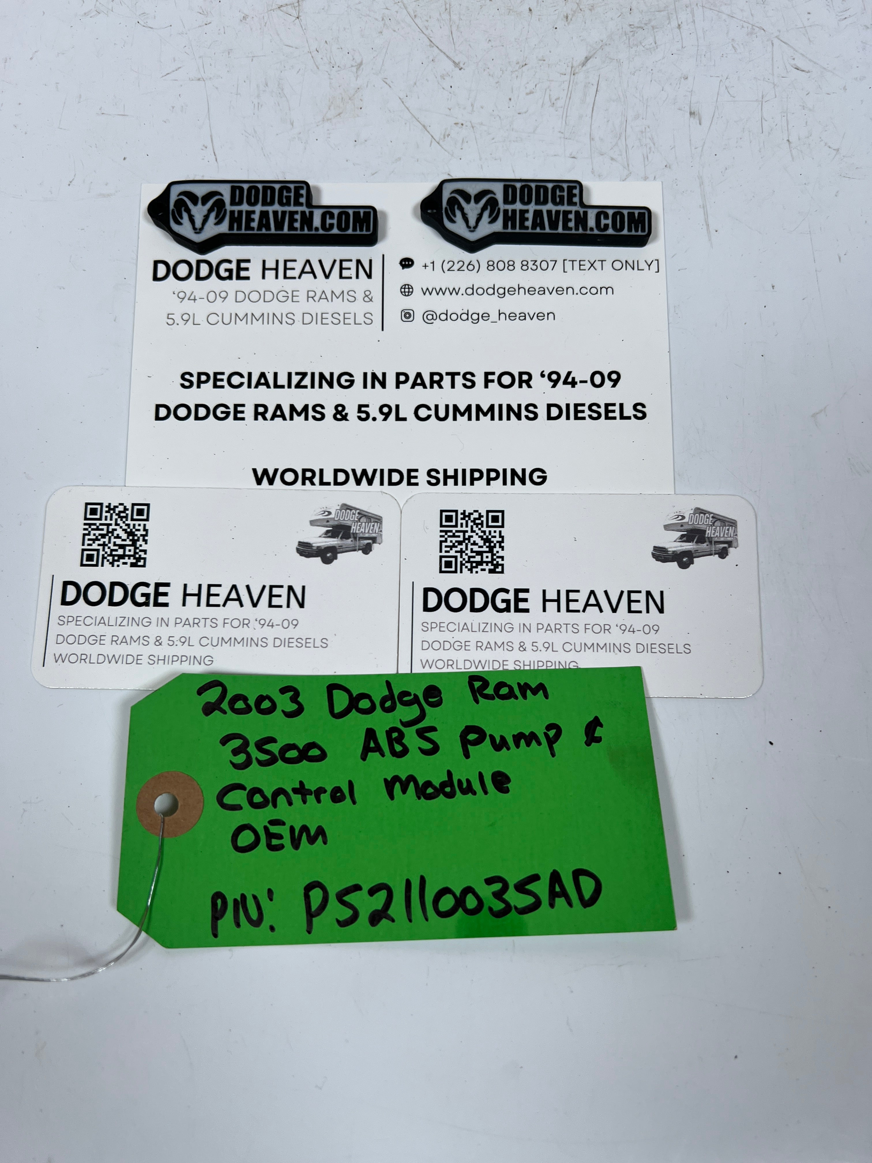 2003-2003 Dodge Ram 3500 ABS Pump & Control Module P52110035AD Kelsey Hayes