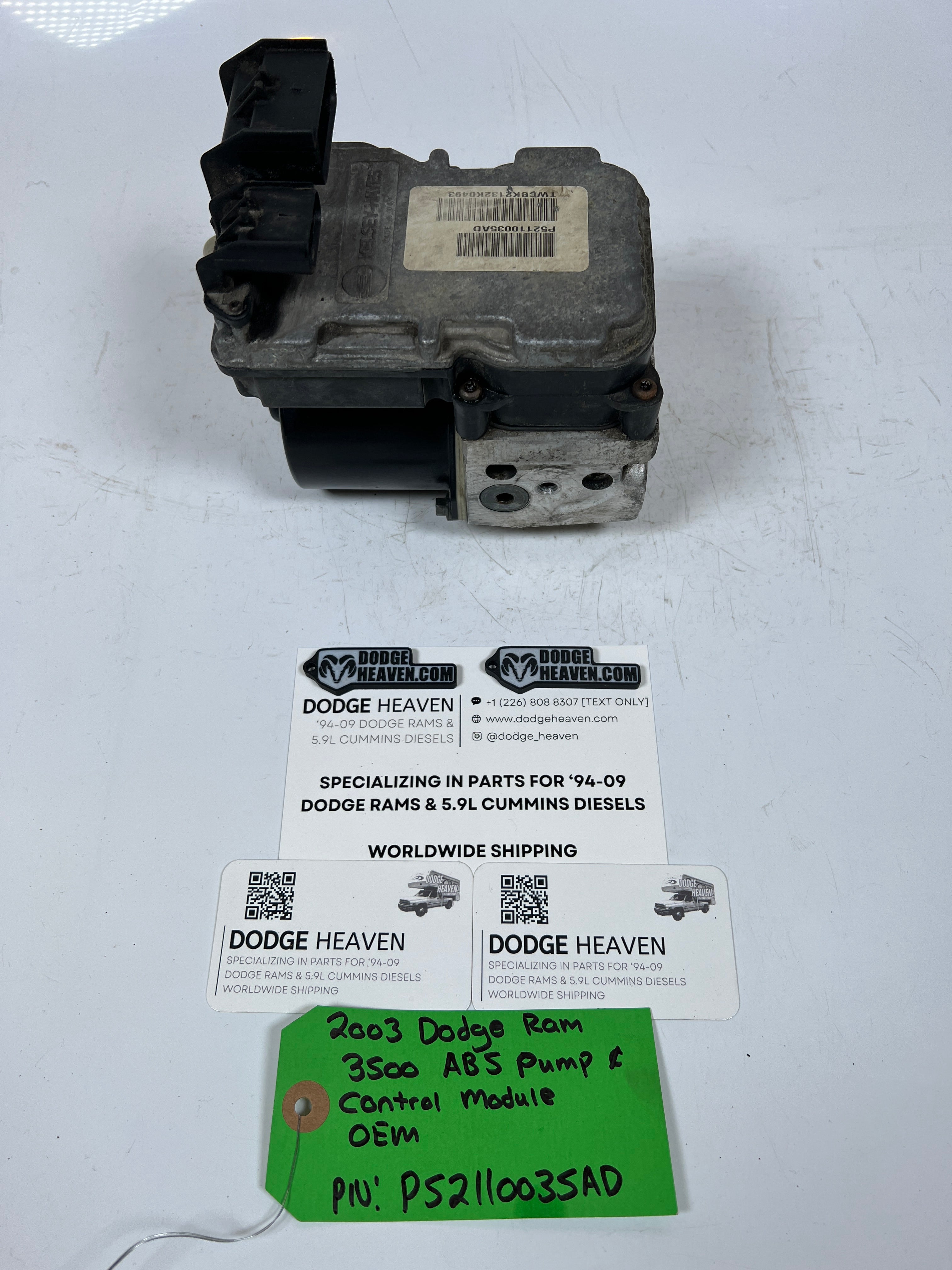 2003-2003 Dodge Ram 3500 ABS Pump & Control Module P52110035AD Kelsey Hayes