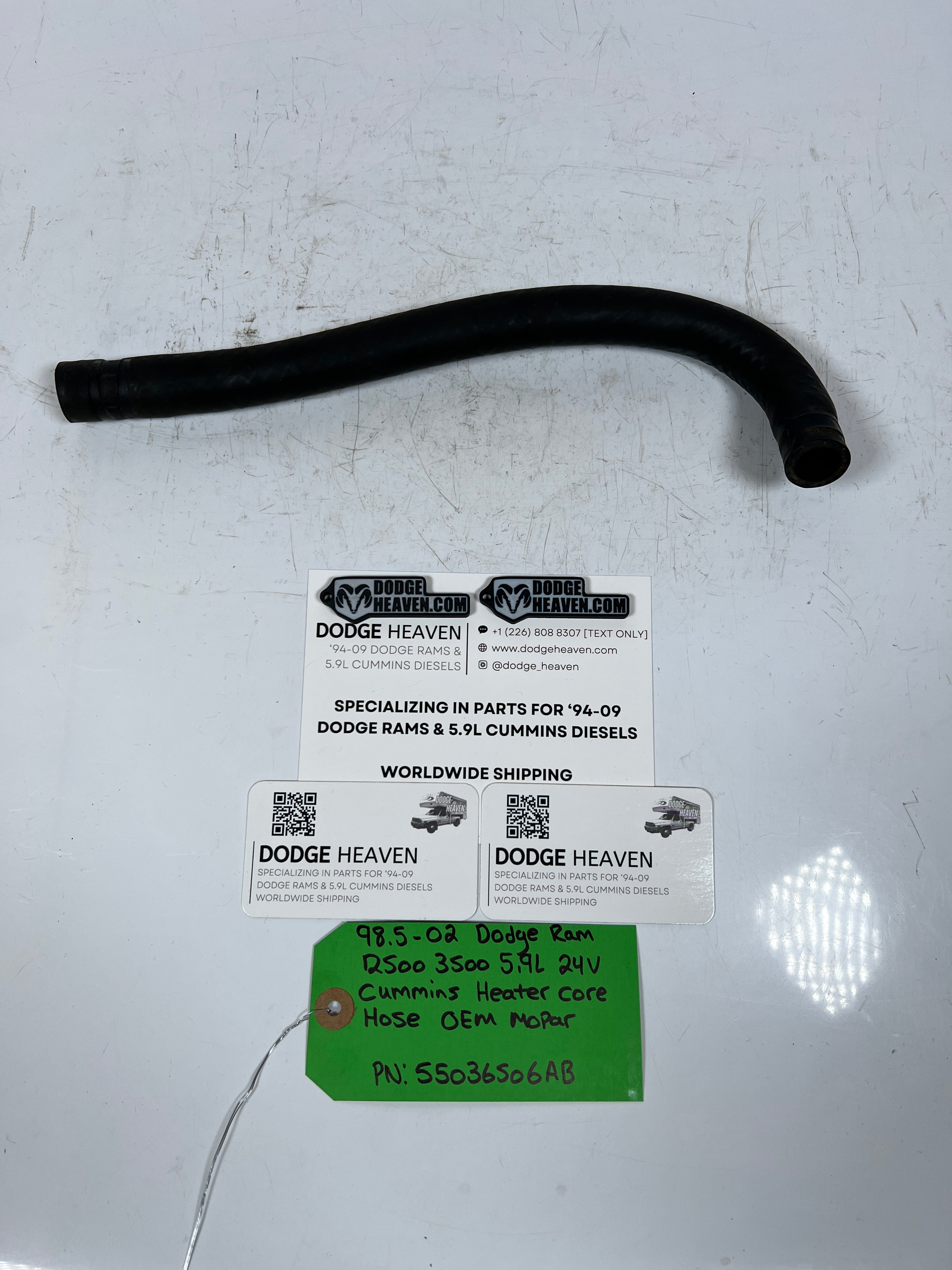 1998.5-2002 Dodge Ram 24V 5.9L Cummins Heater Core Hose
