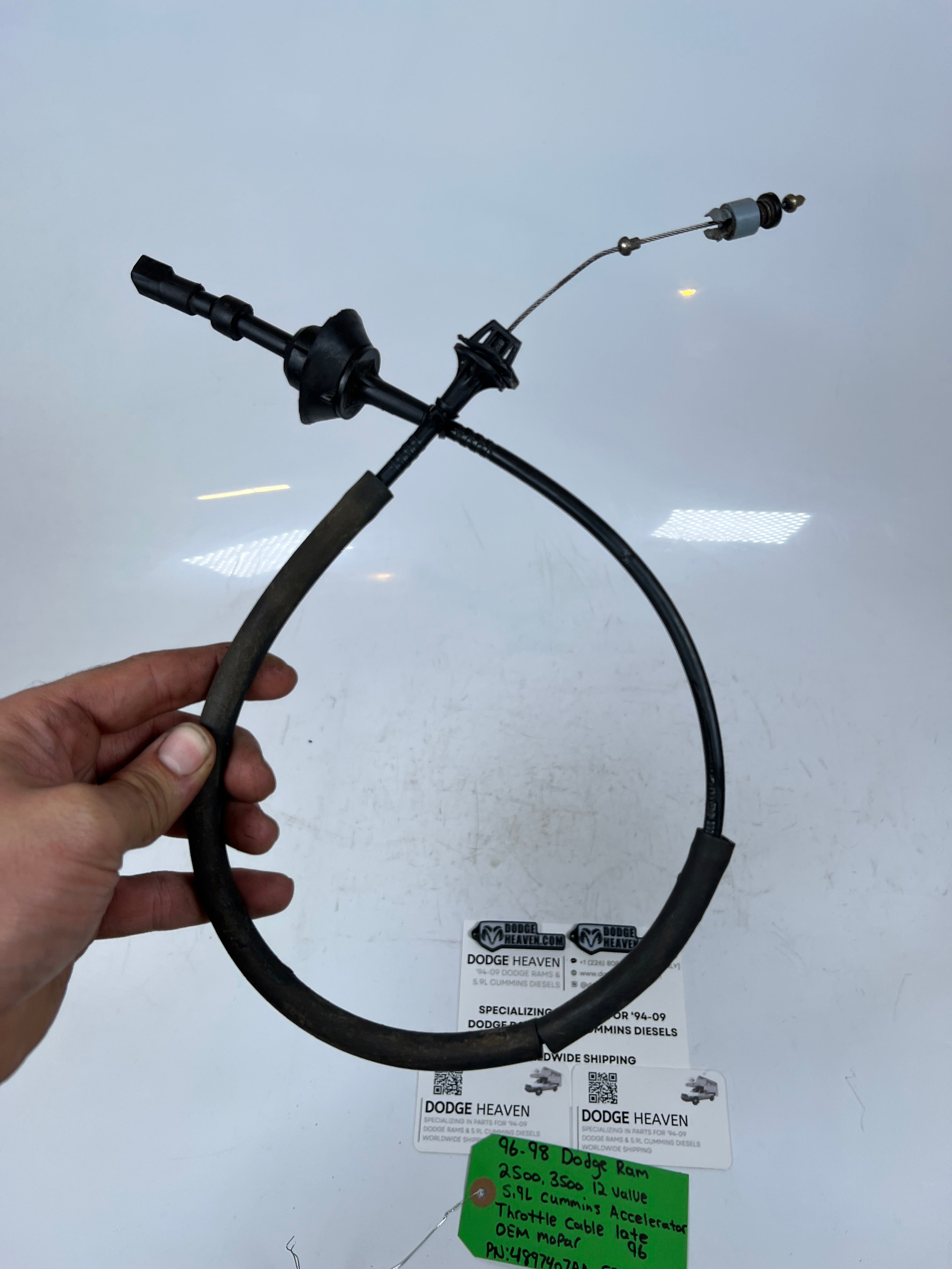 1996-1998 Dodge Ram 12V 5.9L Cummins Accelerator Throttle Cable