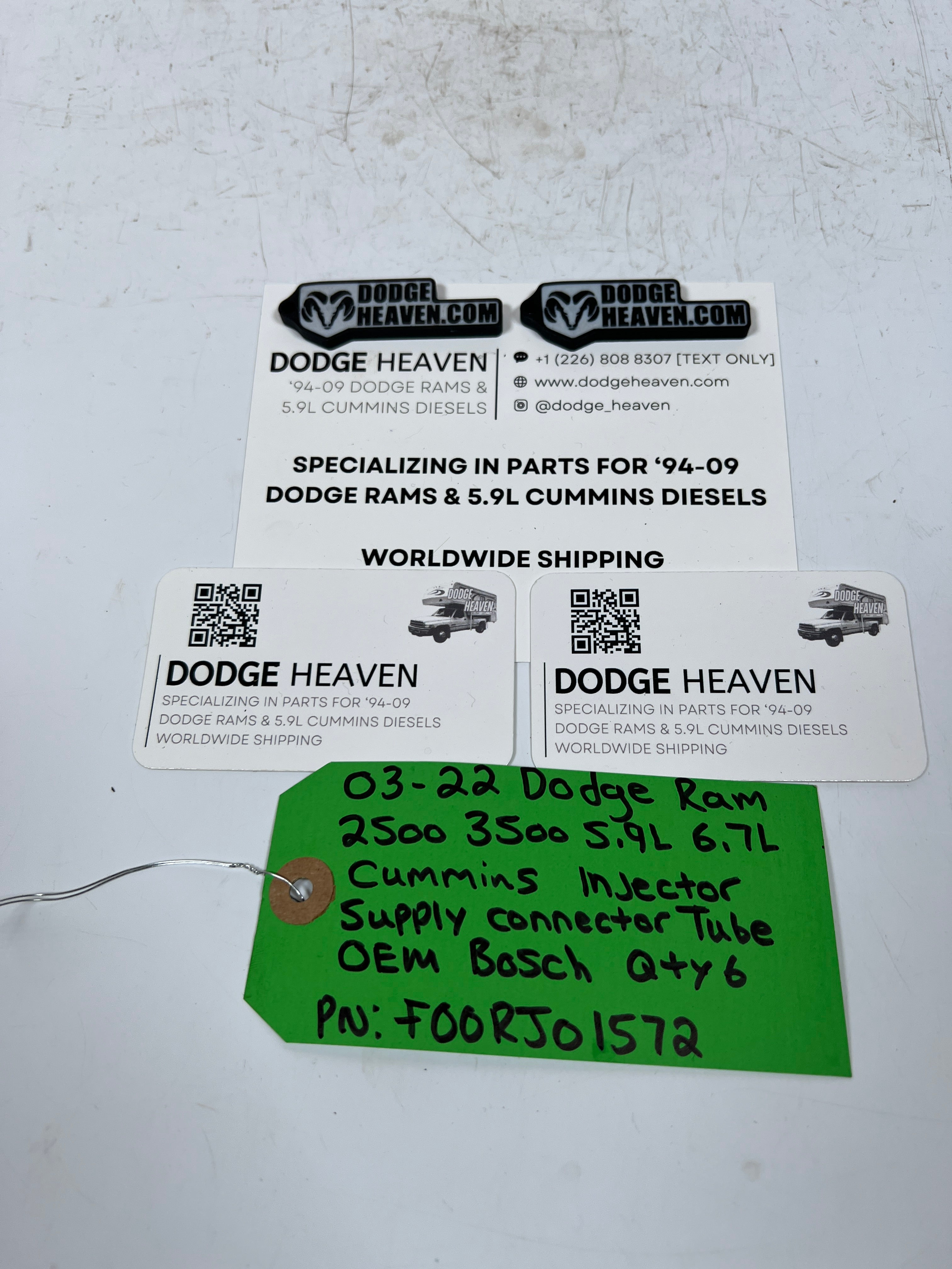 2003-2022 Dodge Ram 5.9L 6.7L Cummins Injector Supply Connector Tubes QTY 6
