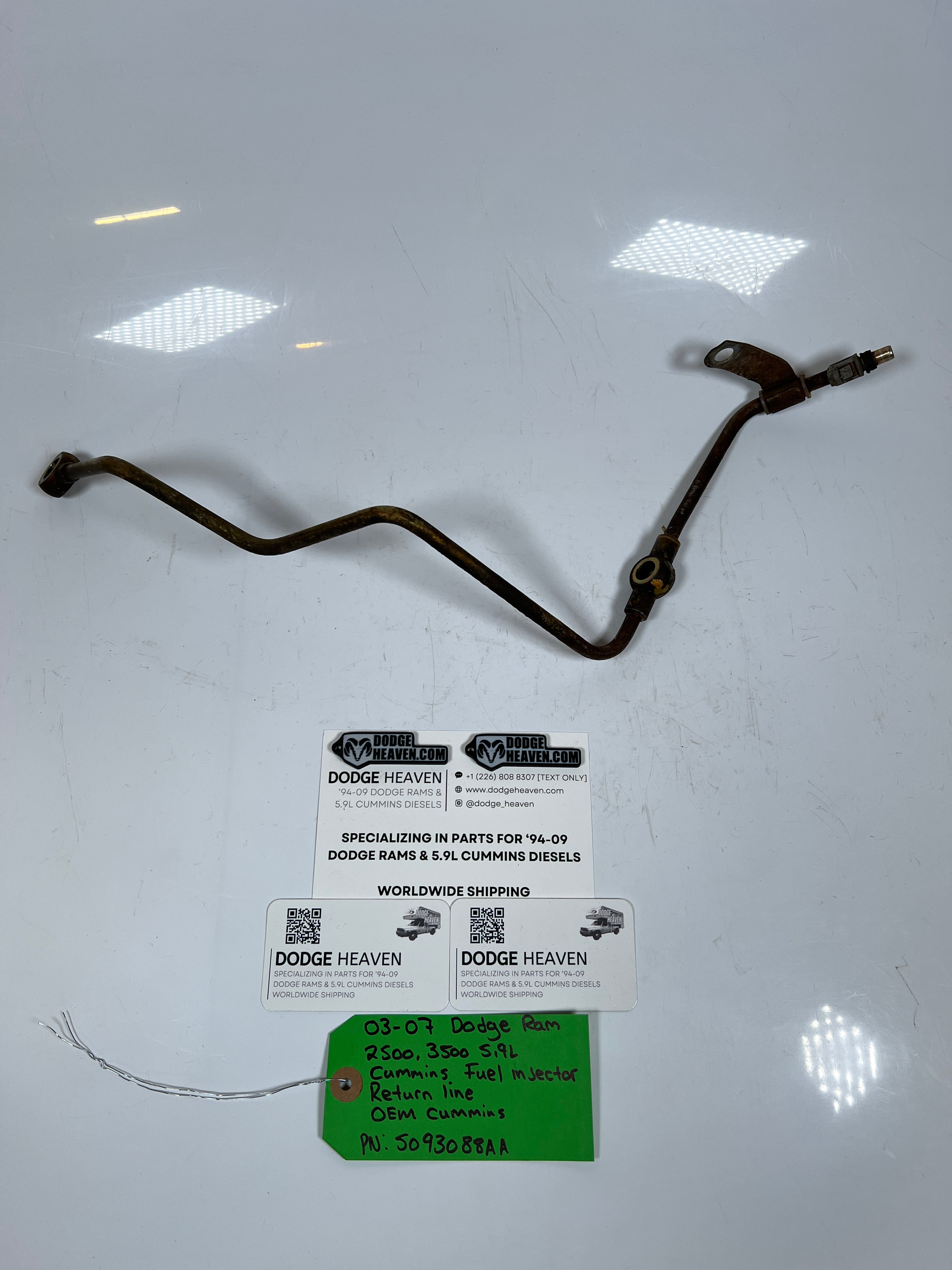 2003-2007 Dodge Ram 5.9L CR Cummins Fuel Injector Return Line