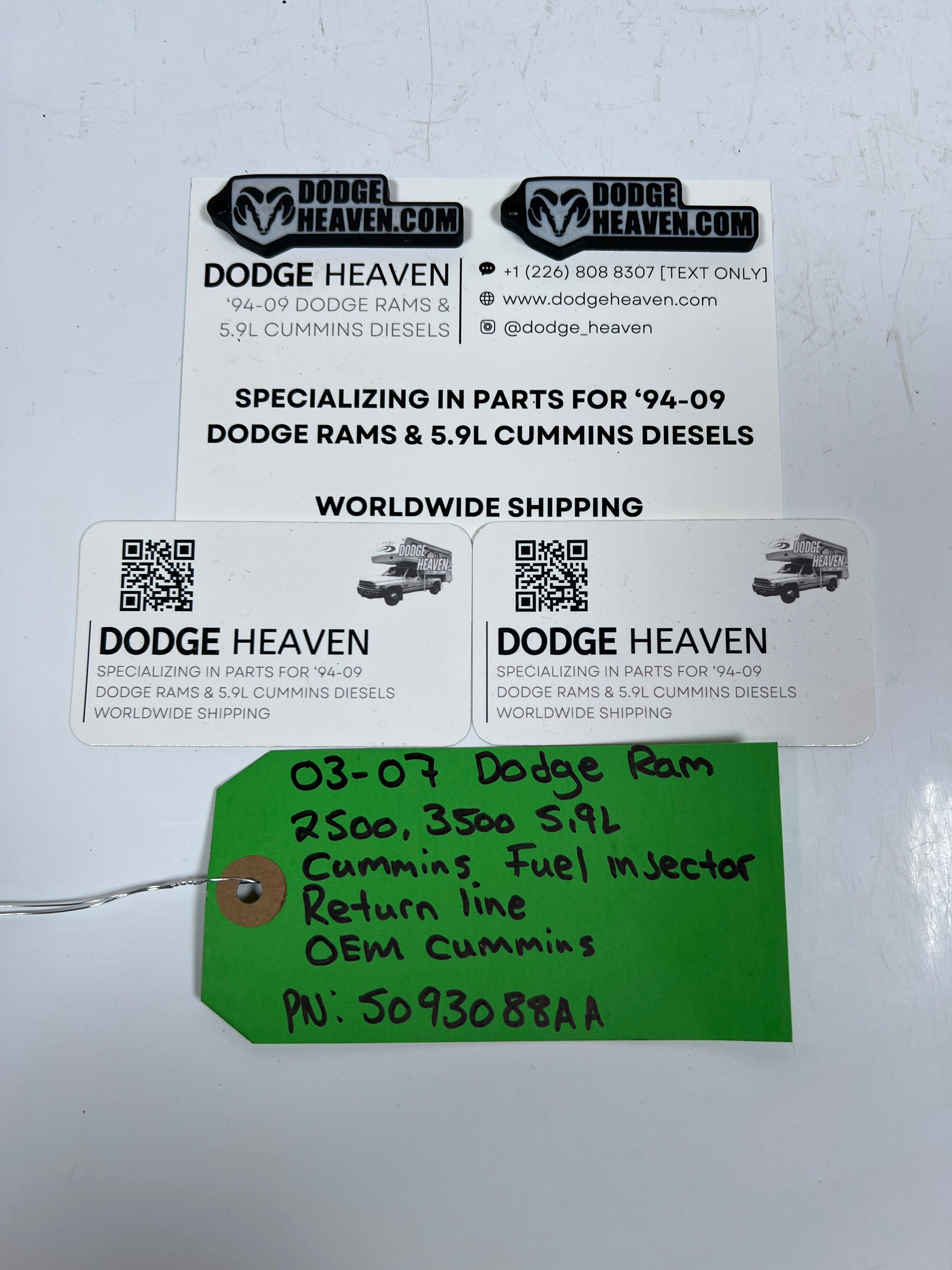 2003-2007 Dodge Ram 5.9L CR Cummins Fuel Injector Return Line