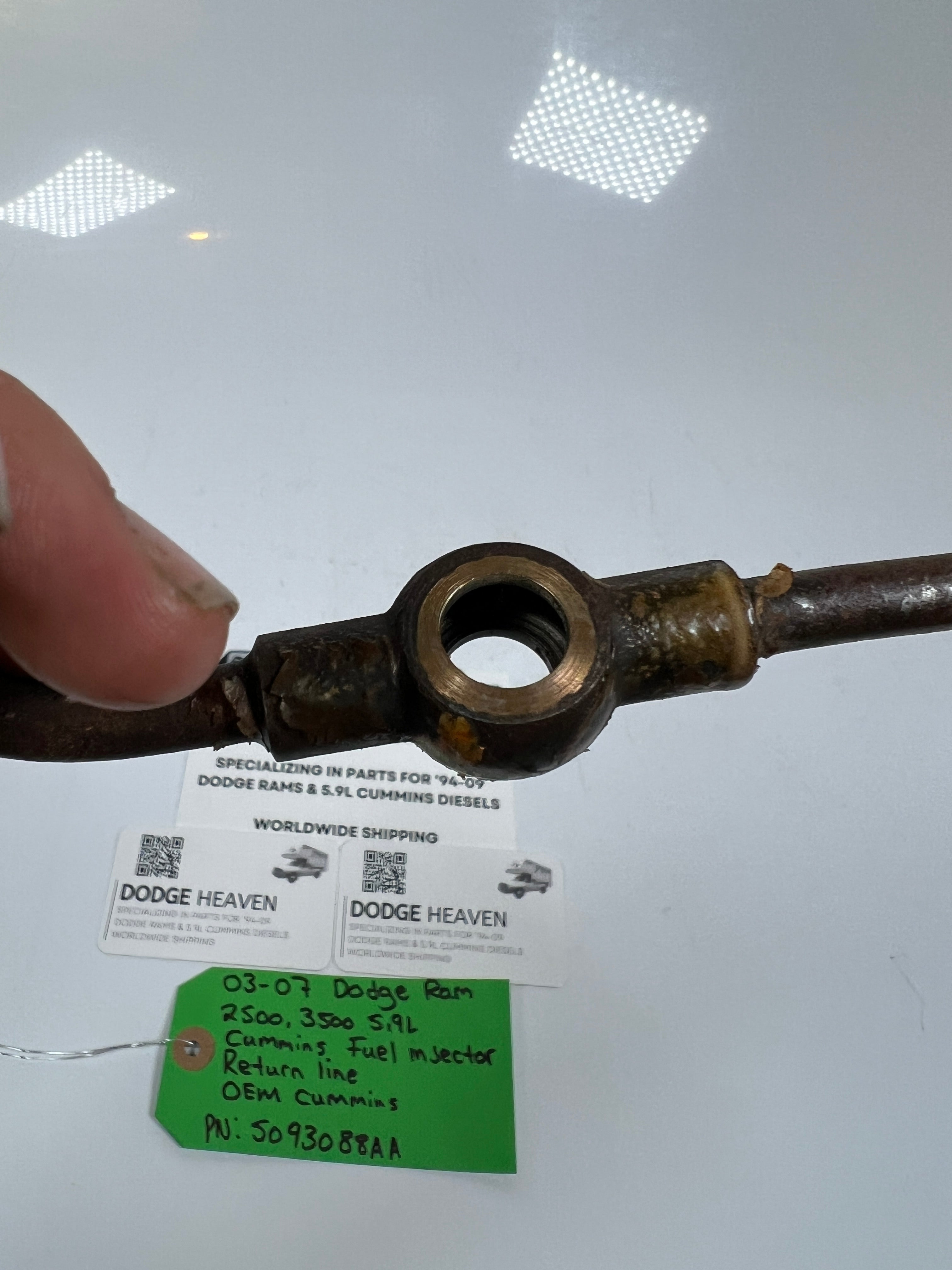 2003-2007 Dodge Ram 5.9L CR Cummins Fuel Injector Return Line