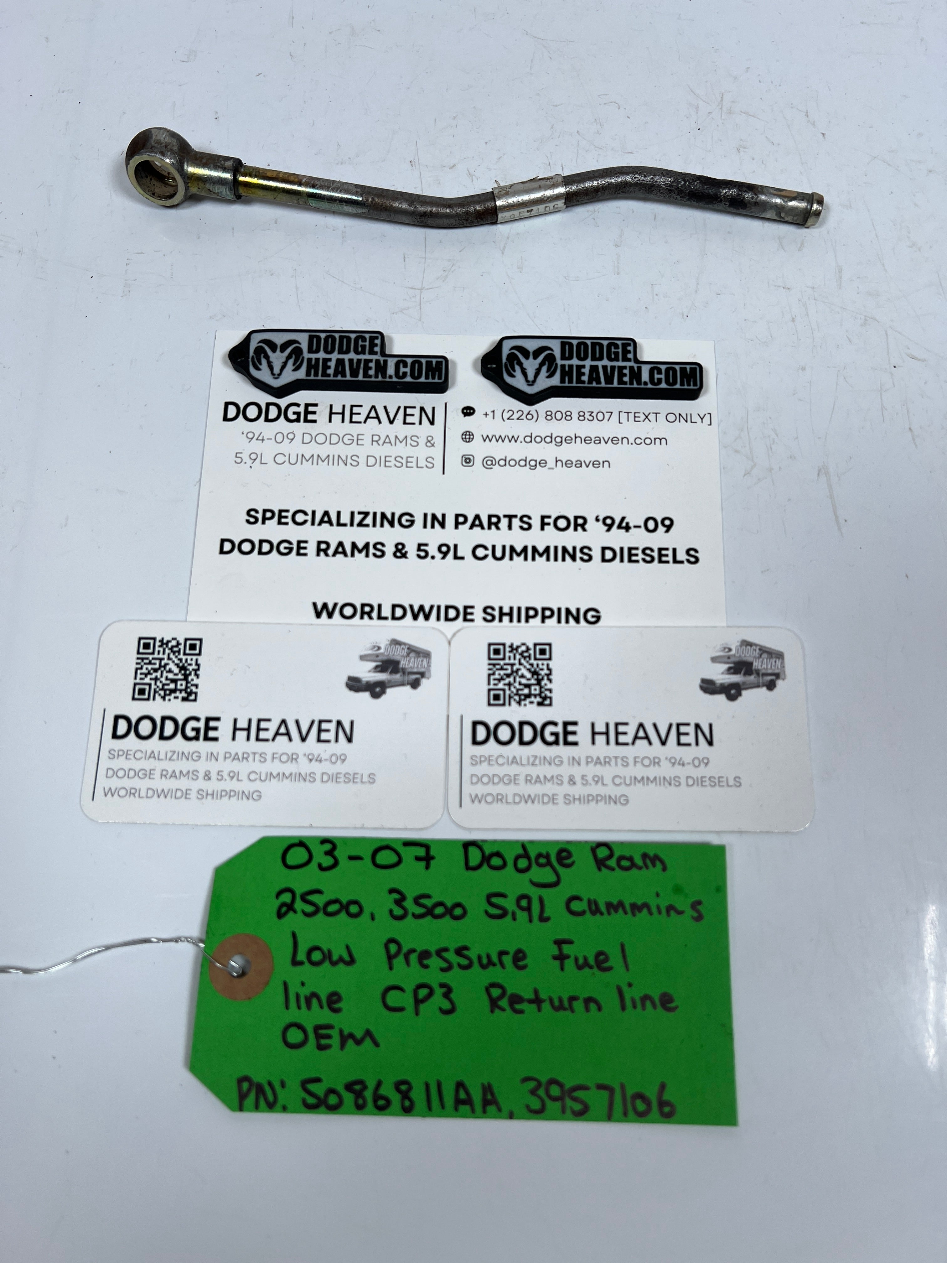 2003-2007 Dodge Ram 2500 3500 5.9L Cummins CP3 Return Line