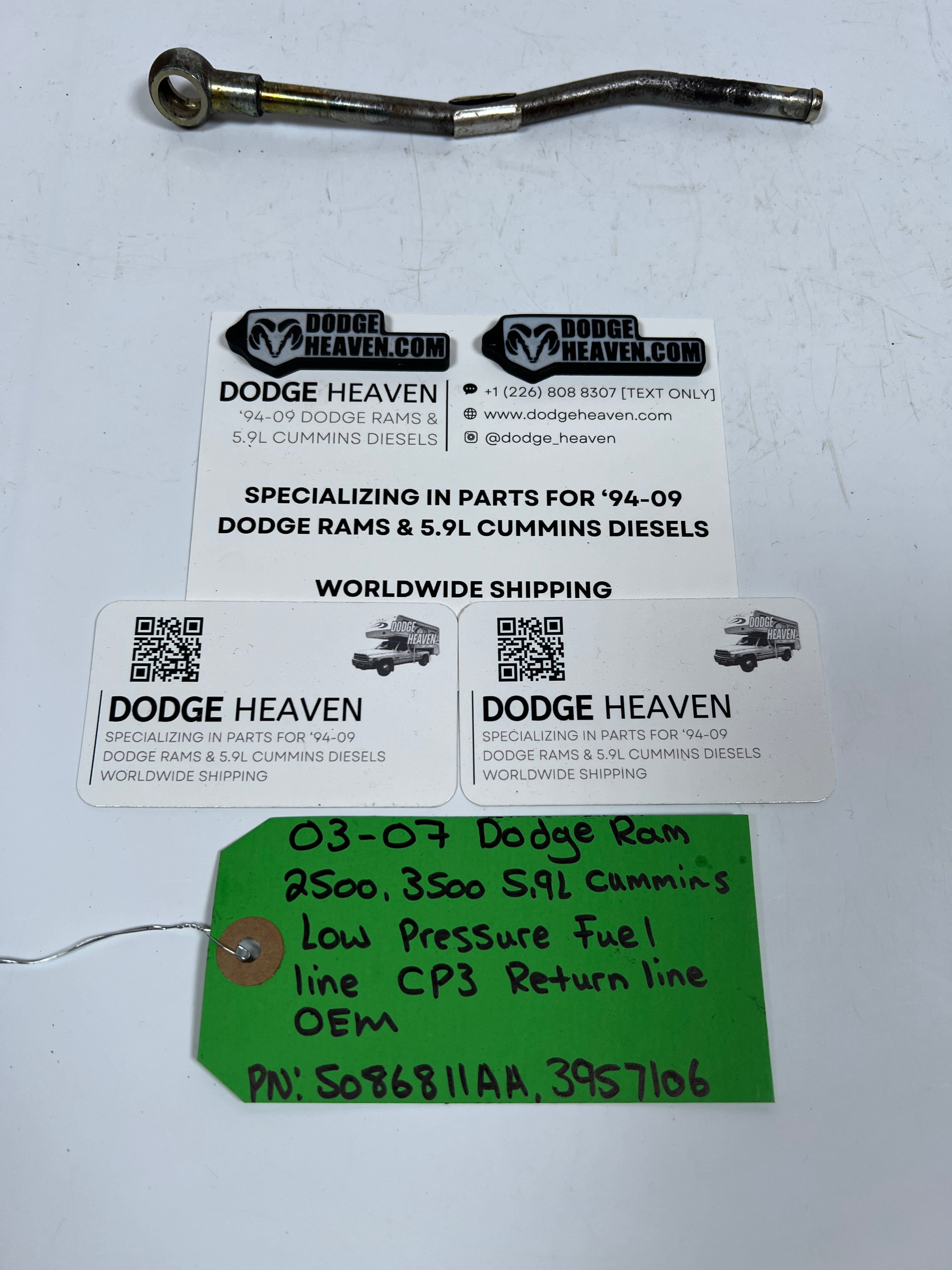 2003-2007 Dodge Ram 2500 3500 5.9L Cummins CP3 Return Line
