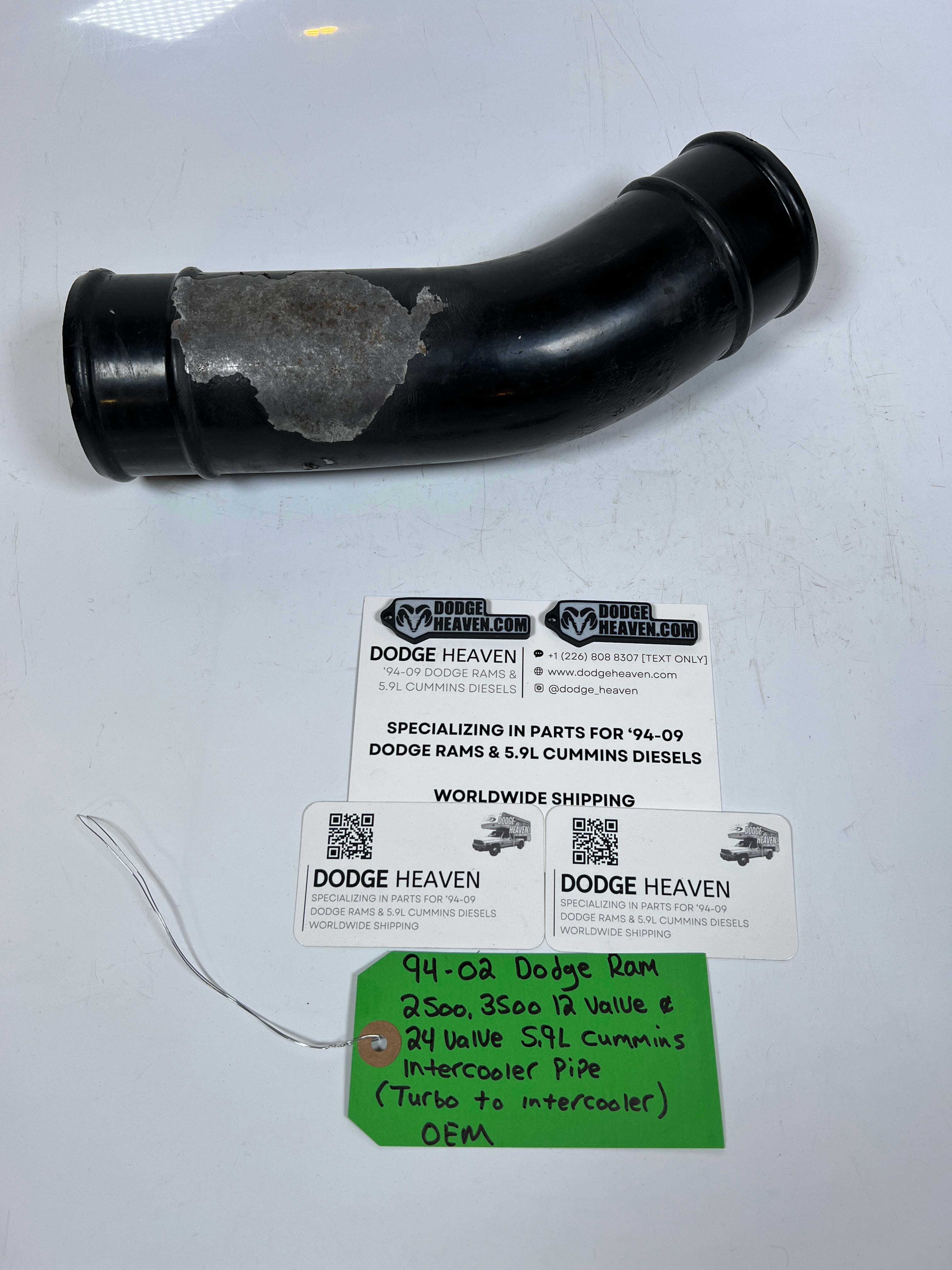 1994-2002 Dodge Ram 12V & 24V 5.9L Cummins Intercooler Pipe (Turbo Side)