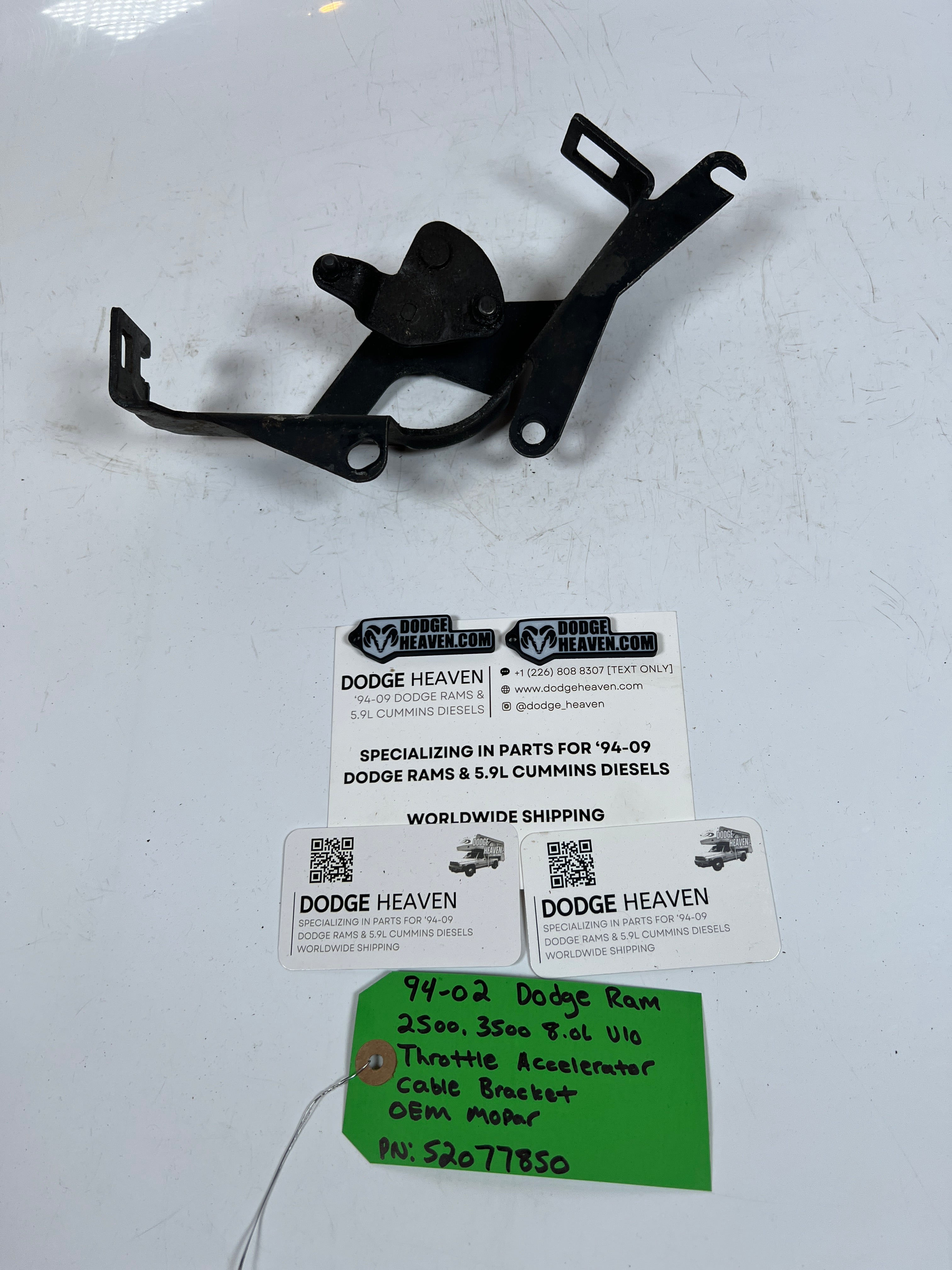 1994-2002 Dodge Ram 8.0L V10 Throttle Accelerator Cable Bracket