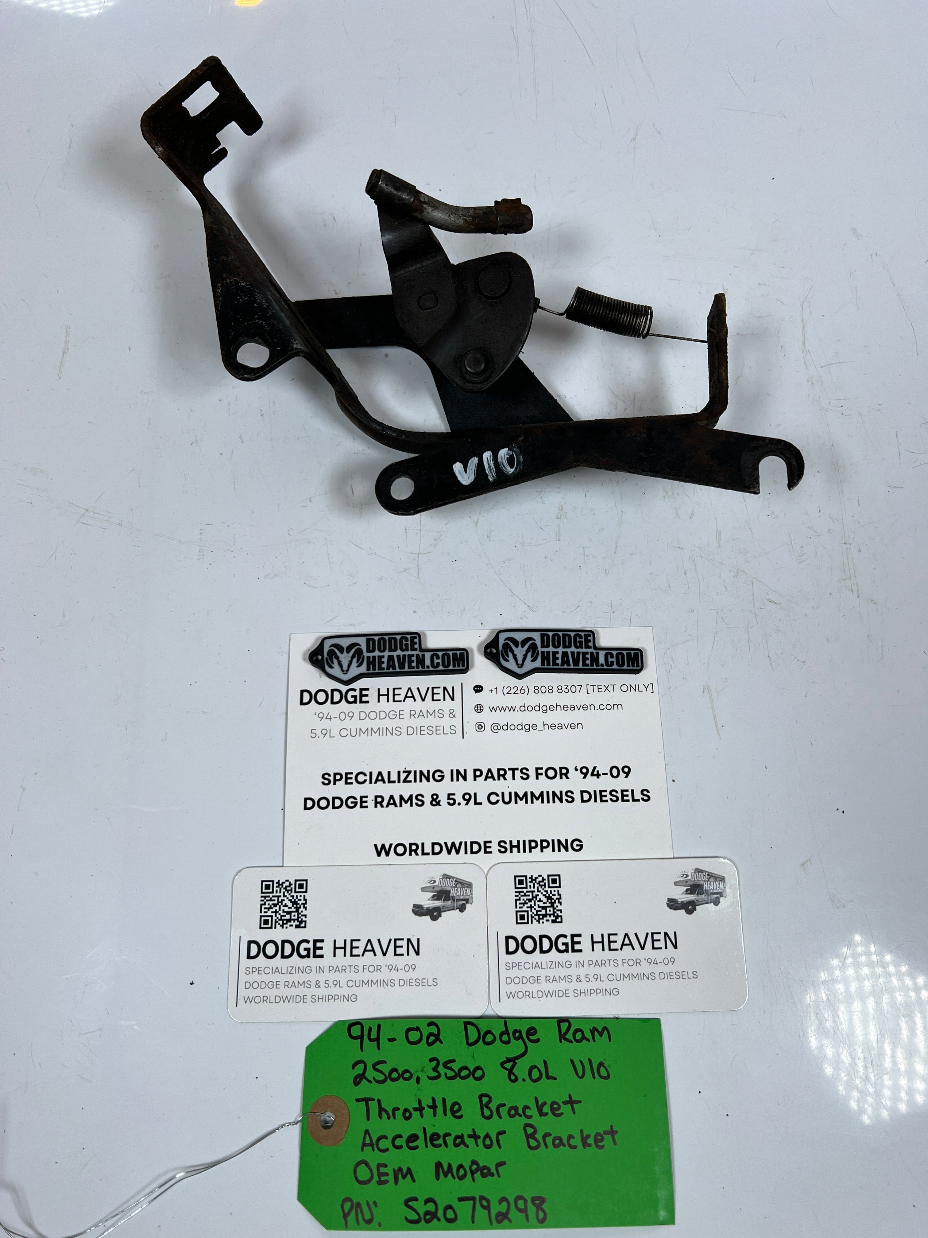 1994-2002 Dodge Ram 8.0L V10 Throttle Accelerator Cable Bracket