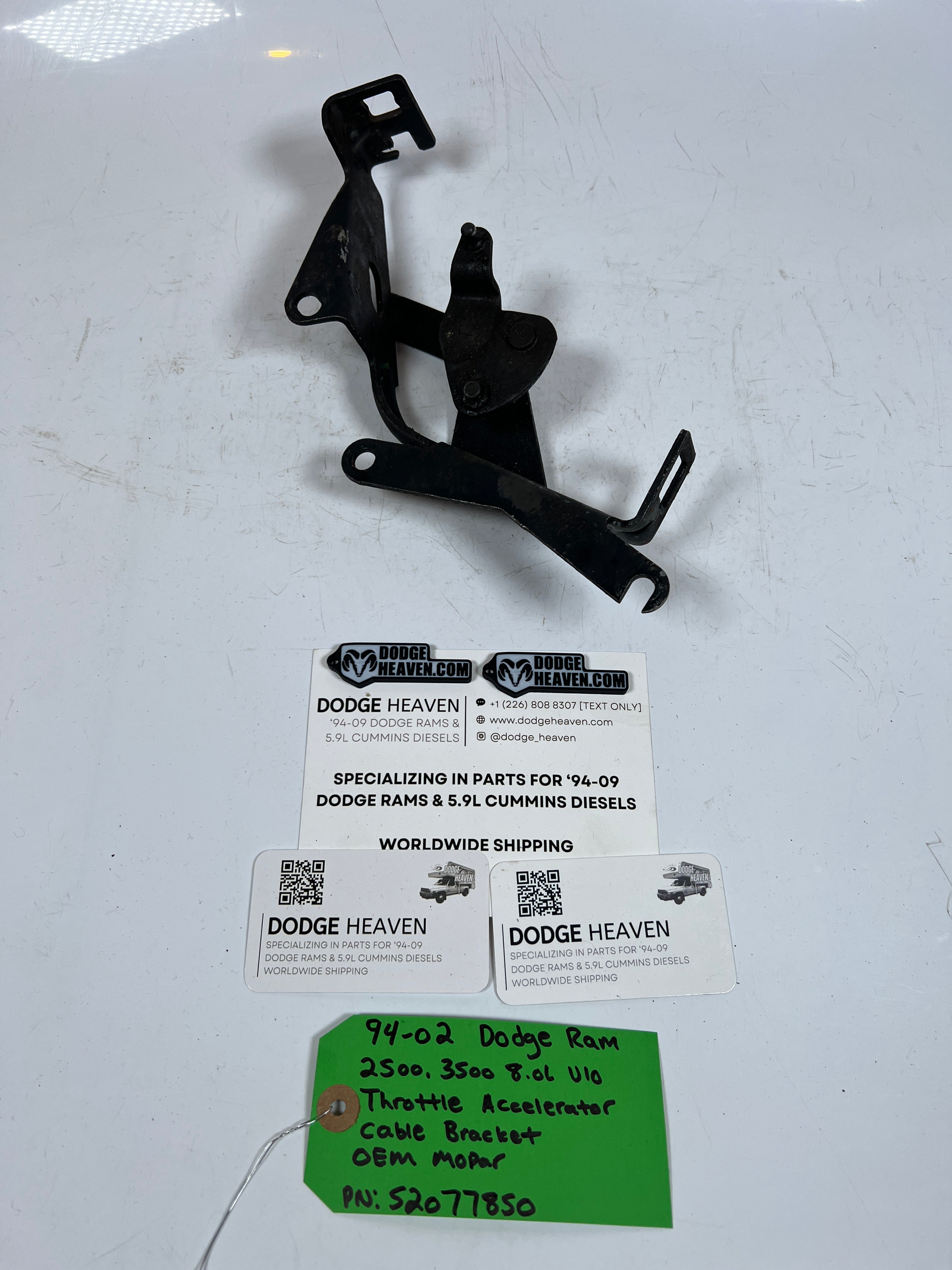 1994-2002 Dodge Ram 8.0L V10 Throttle Accelerator Cable Bracket