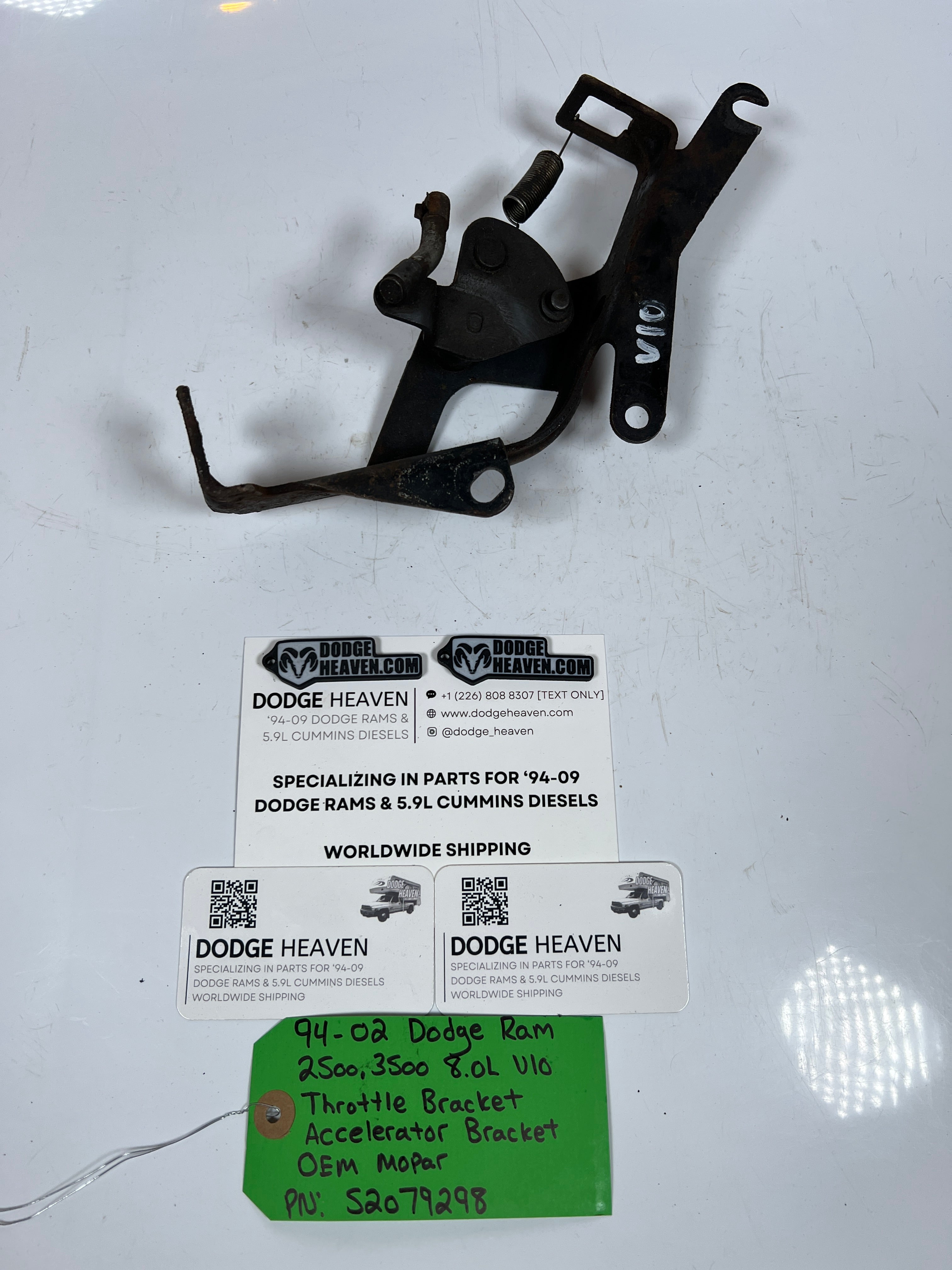 1994-2002 Dodge Ram 8.0L V10 Throttle Accelerator Cable Bracket