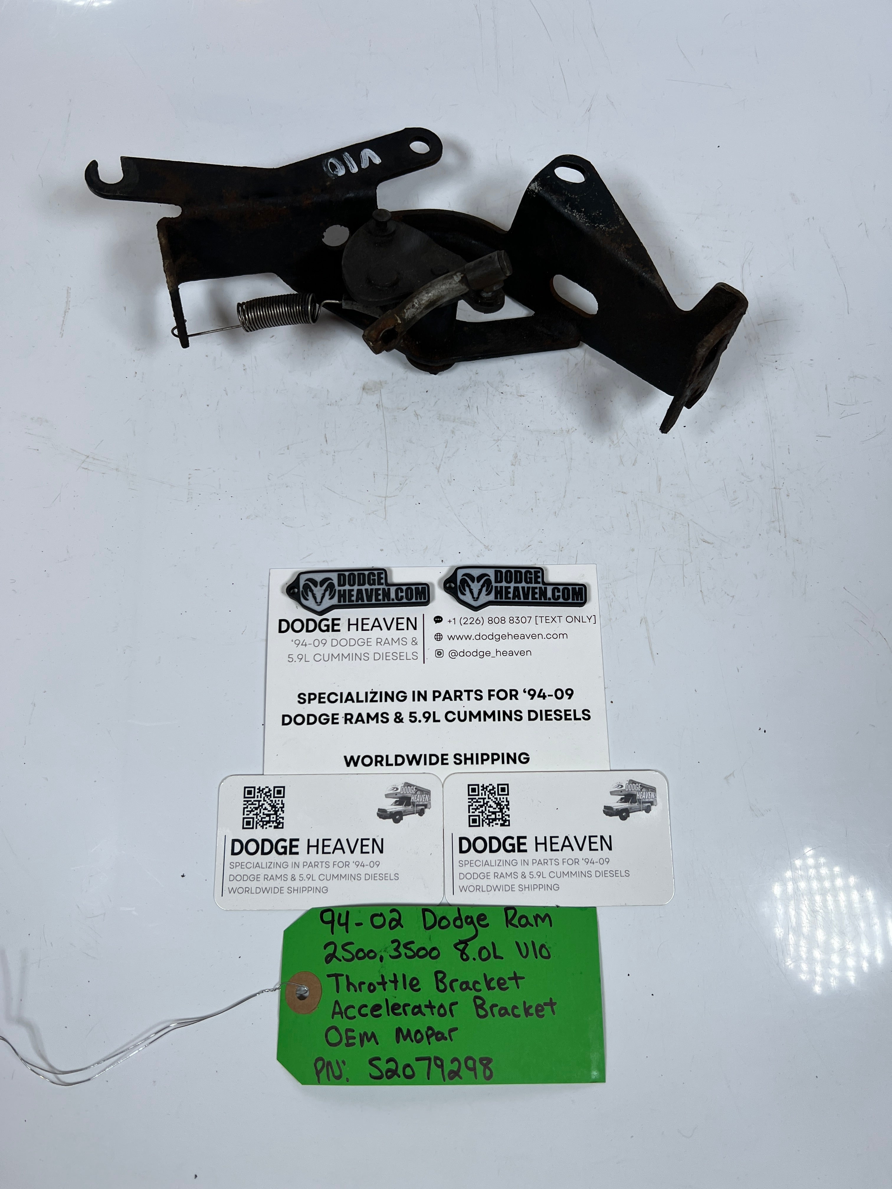 1994-2002 Dodge Ram 8.0L V10 Throttle Accelerator Cable Bracket