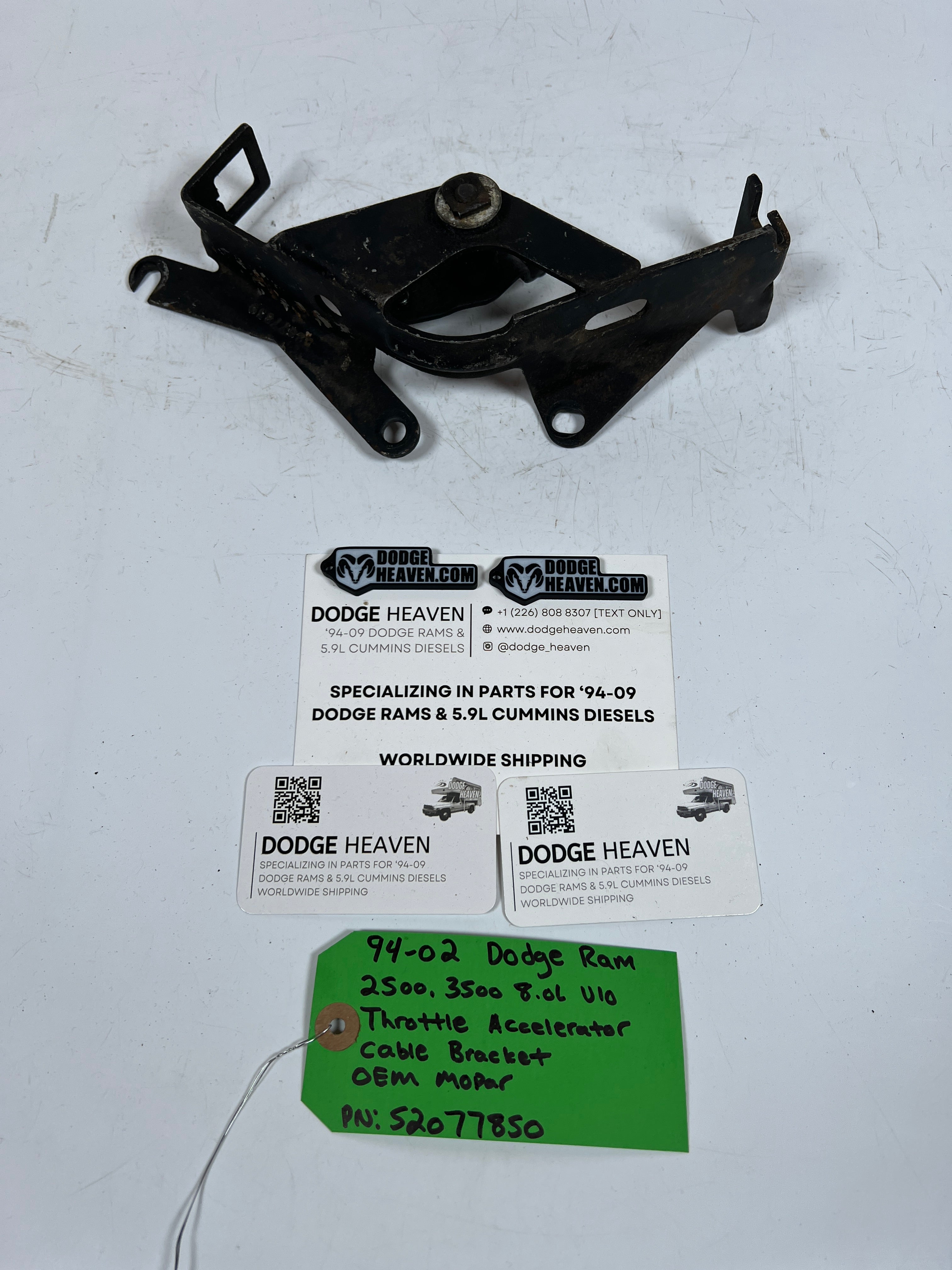 1994-2002 Dodge Ram 8.0L V10 Throttle Accelerator Cable Bracket