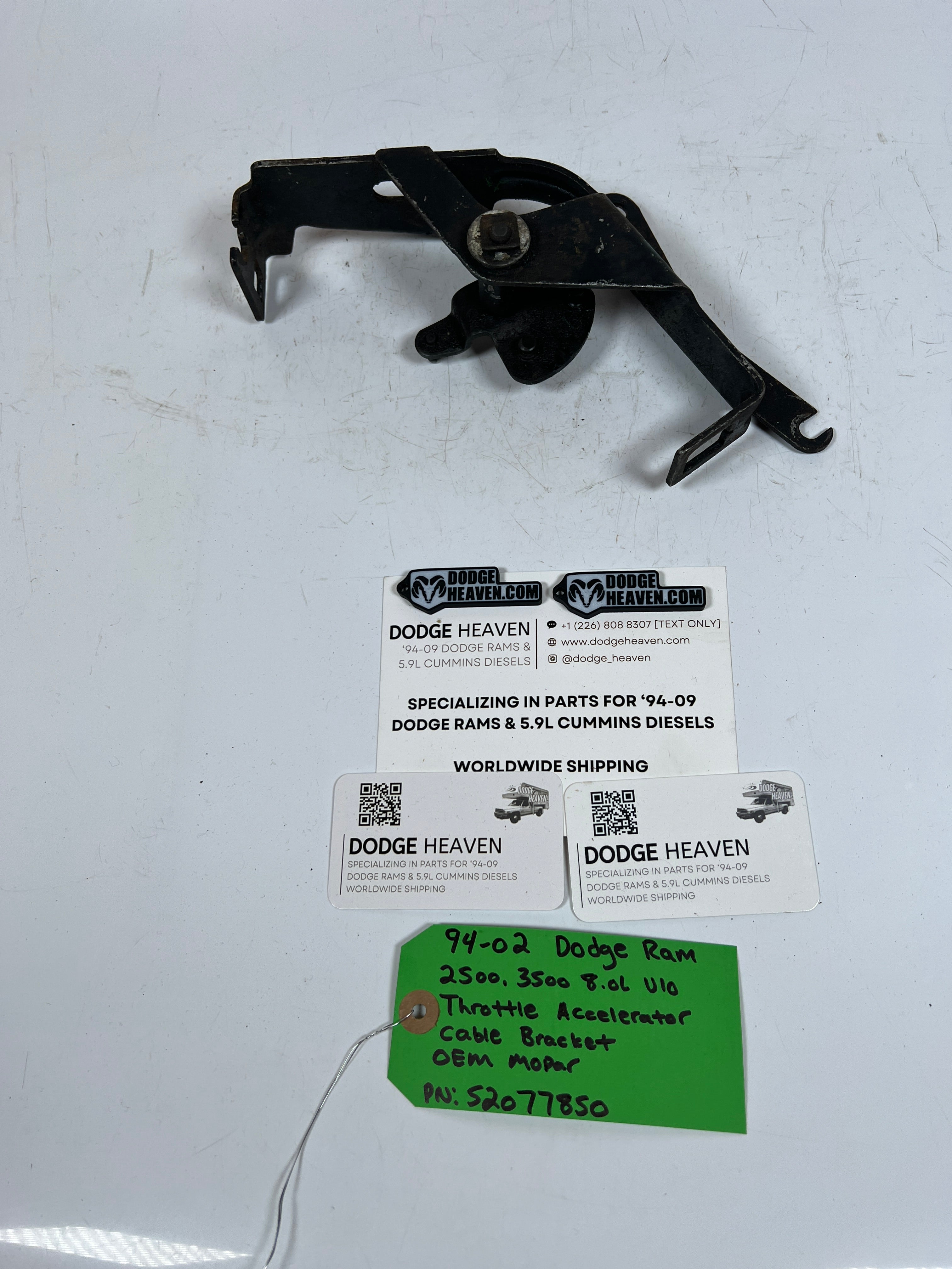 1994-2002 Dodge Ram 8.0L V10 Throttle Accelerator Cable Bracket
