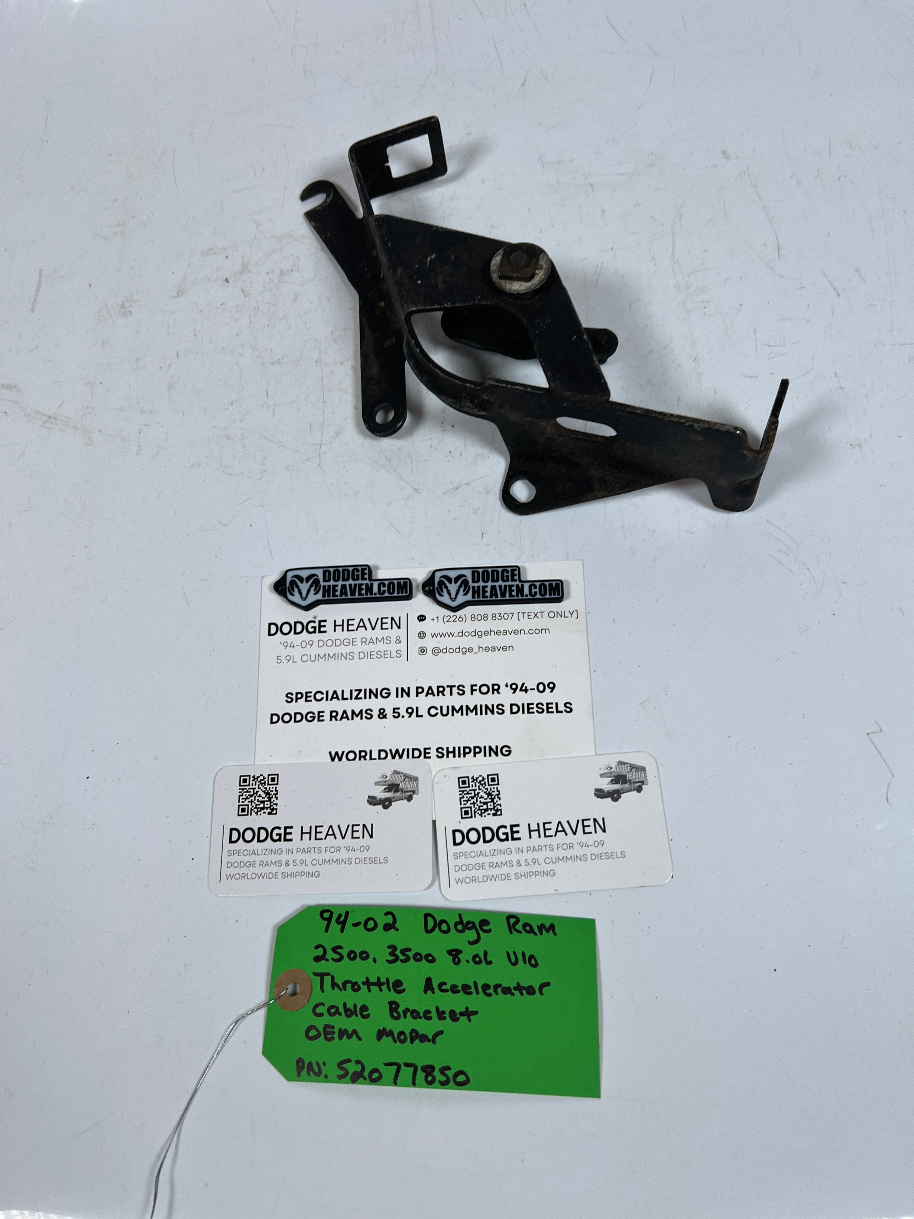 1994-2002 Dodge Ram 8.0L V10 Throttle Accelerator Cable Bracket
