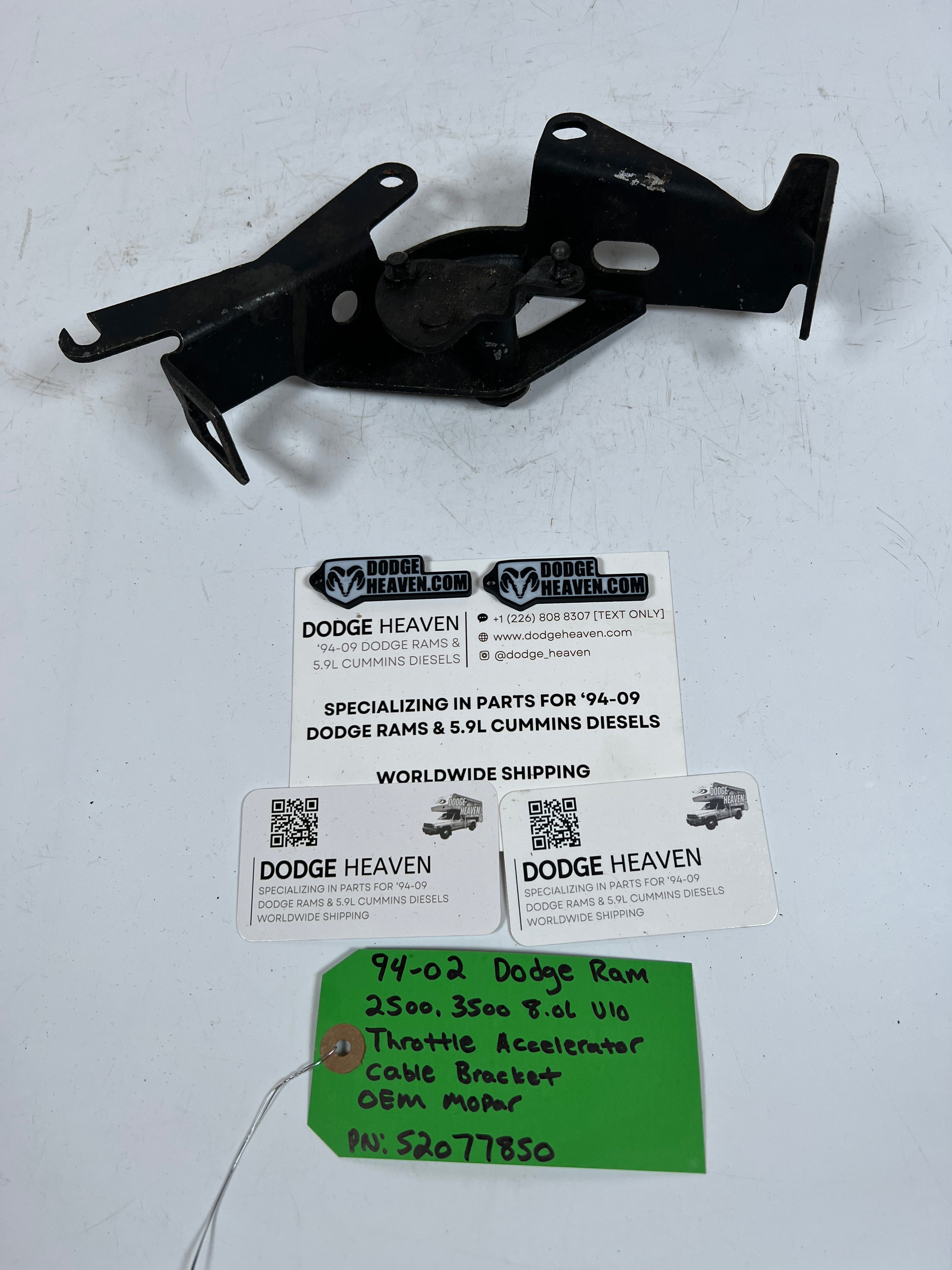 1994-2002 Dodge Ram 8.0L V10 Throttle Accelerator Cable Bracket
