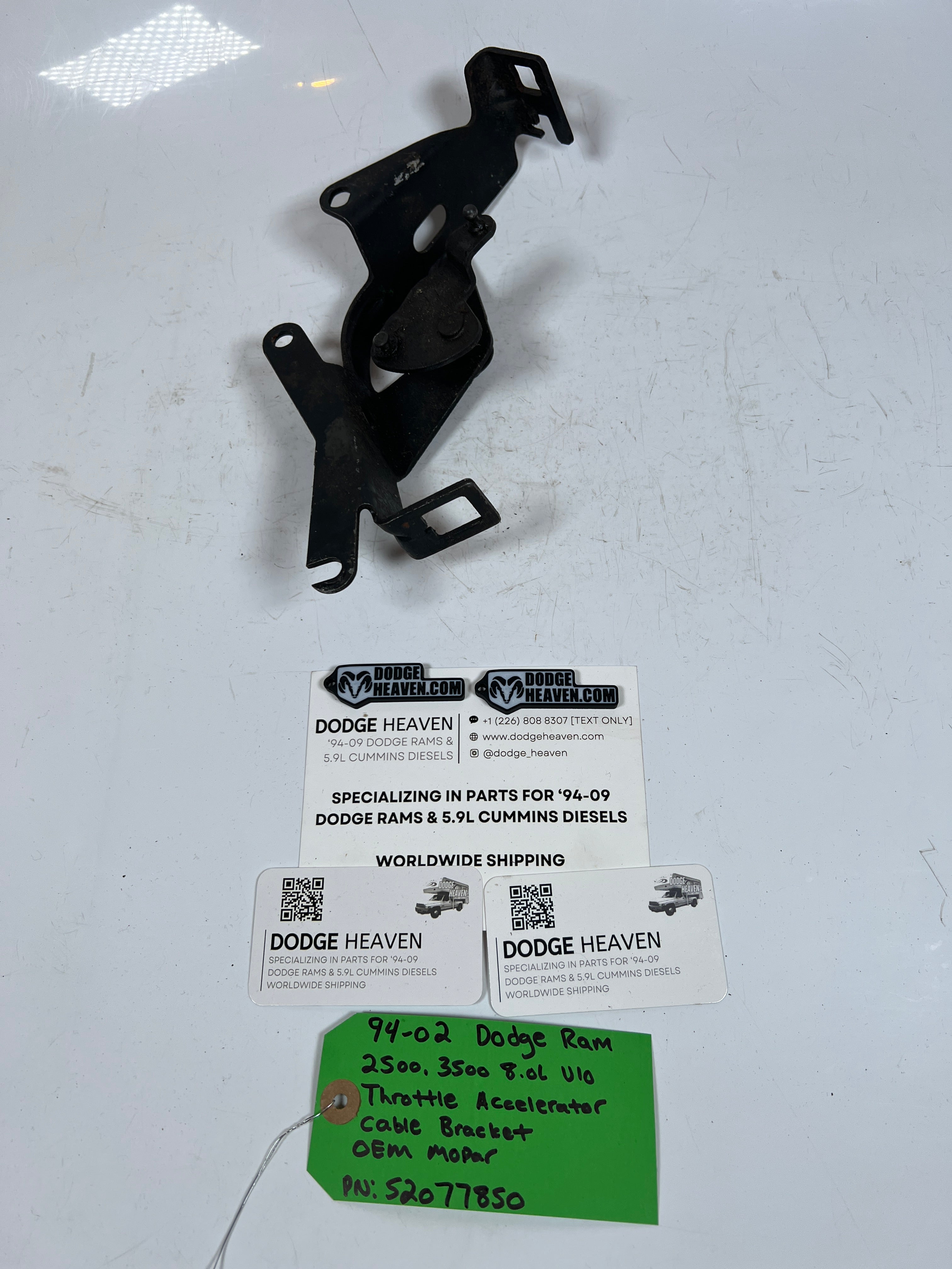 1994-2002 Dodge Ram 8.0L V10 Throttle Accelerator Cable Bracket