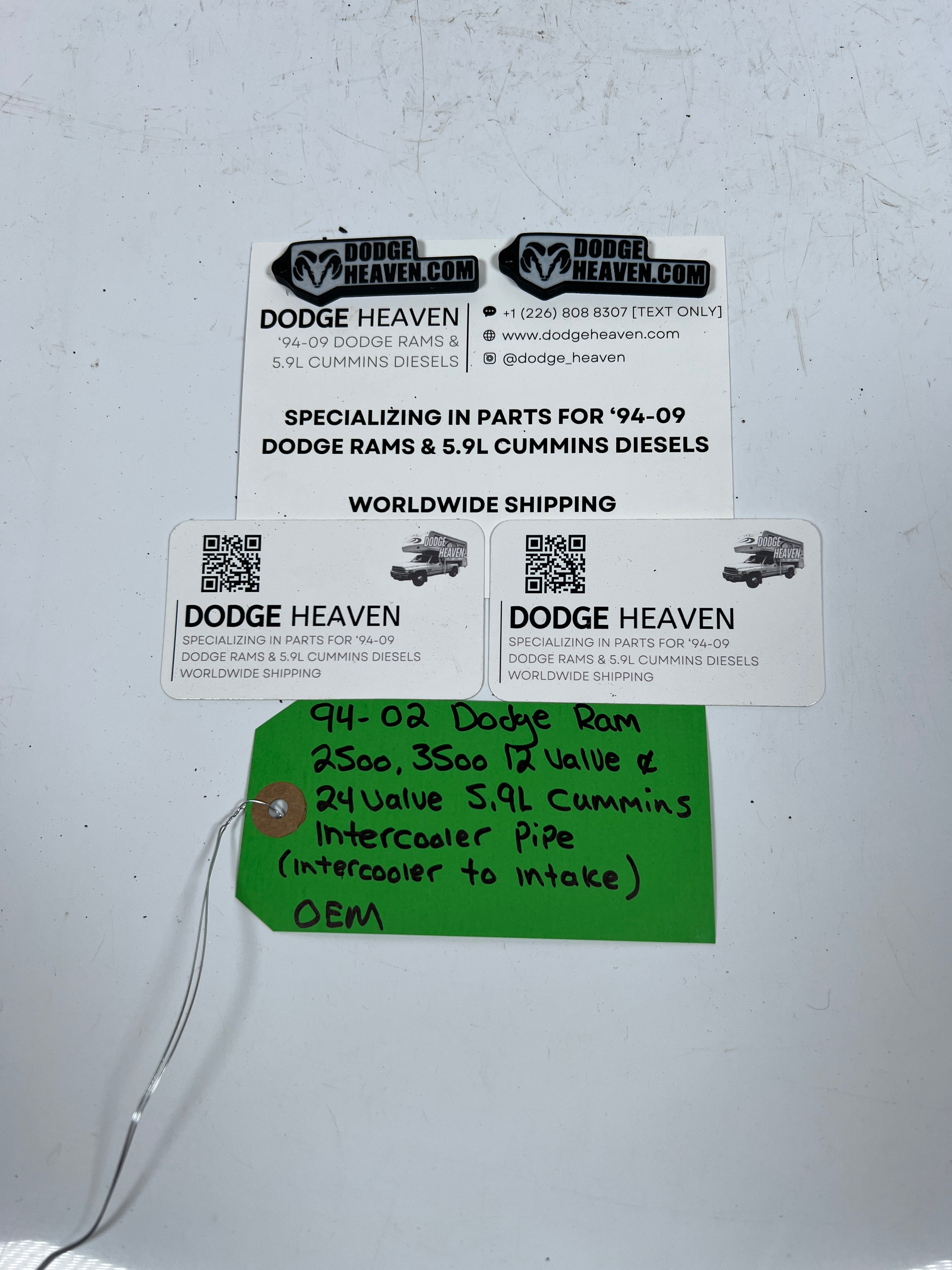 1994-2002 Dodge Ram 12V & 24V 5.9L Cummins Intercooler Pipe (to Intake)