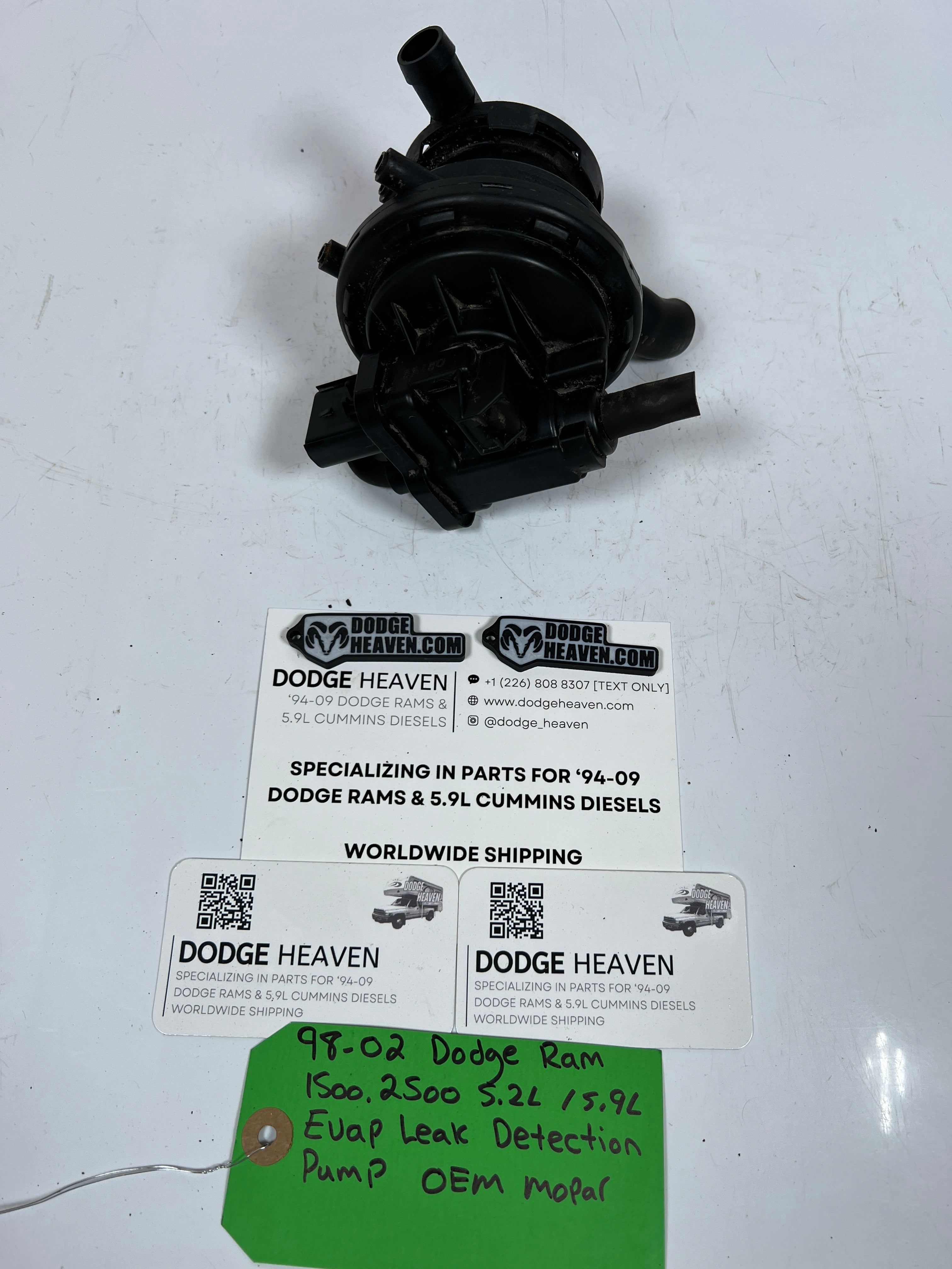 1998-2002 Dodge Ram 5.2L 5.9L gas magnum EVAP Leak Detection Pump