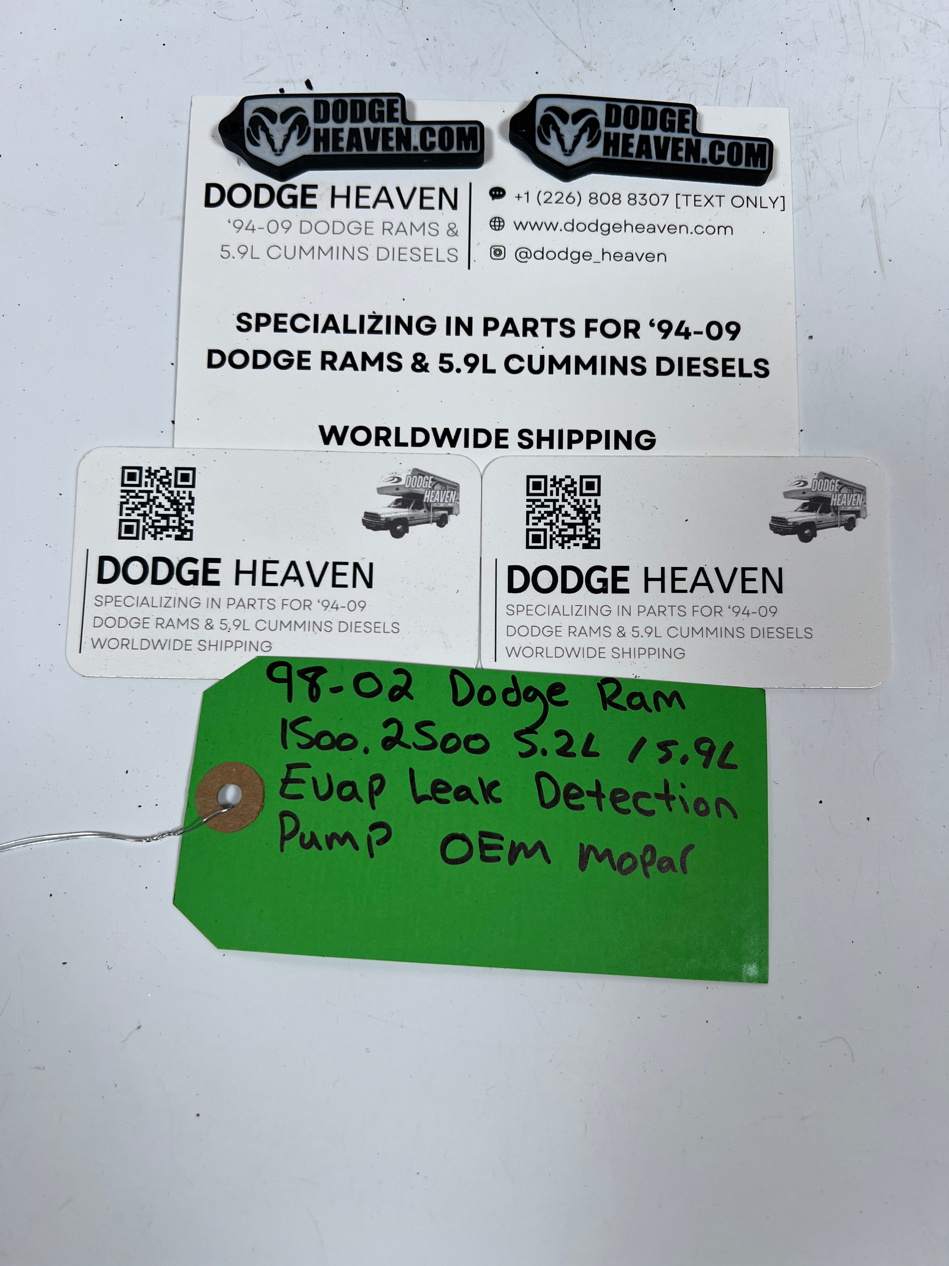 1998-2002 Dodge Ram 5.2L 5.9L gas magnum EVAP Leak Detection Pump