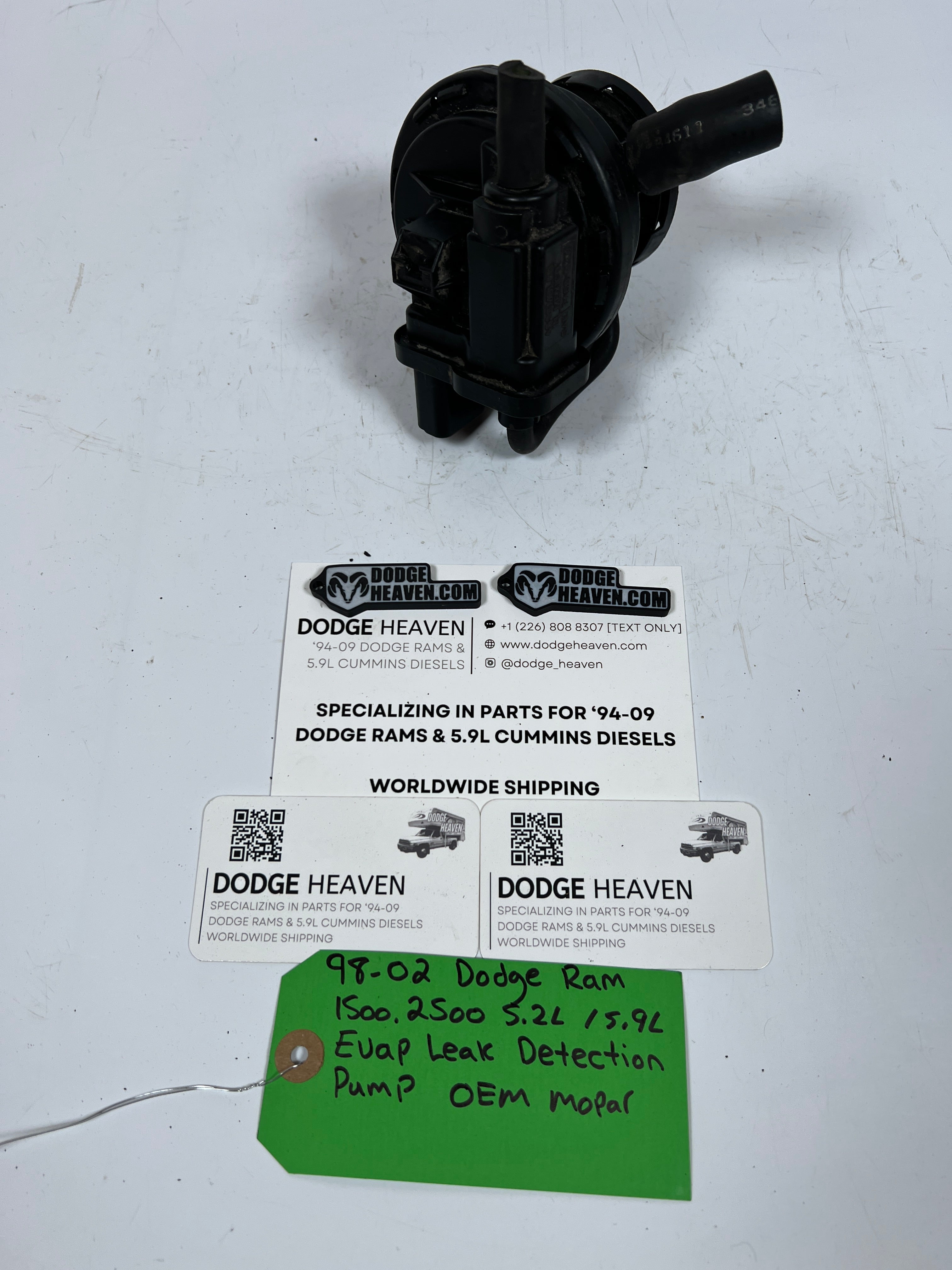 1998-2002 Dodge Ram 5.2L 5.9L gas magnum EVAP Leak Detection Pump
