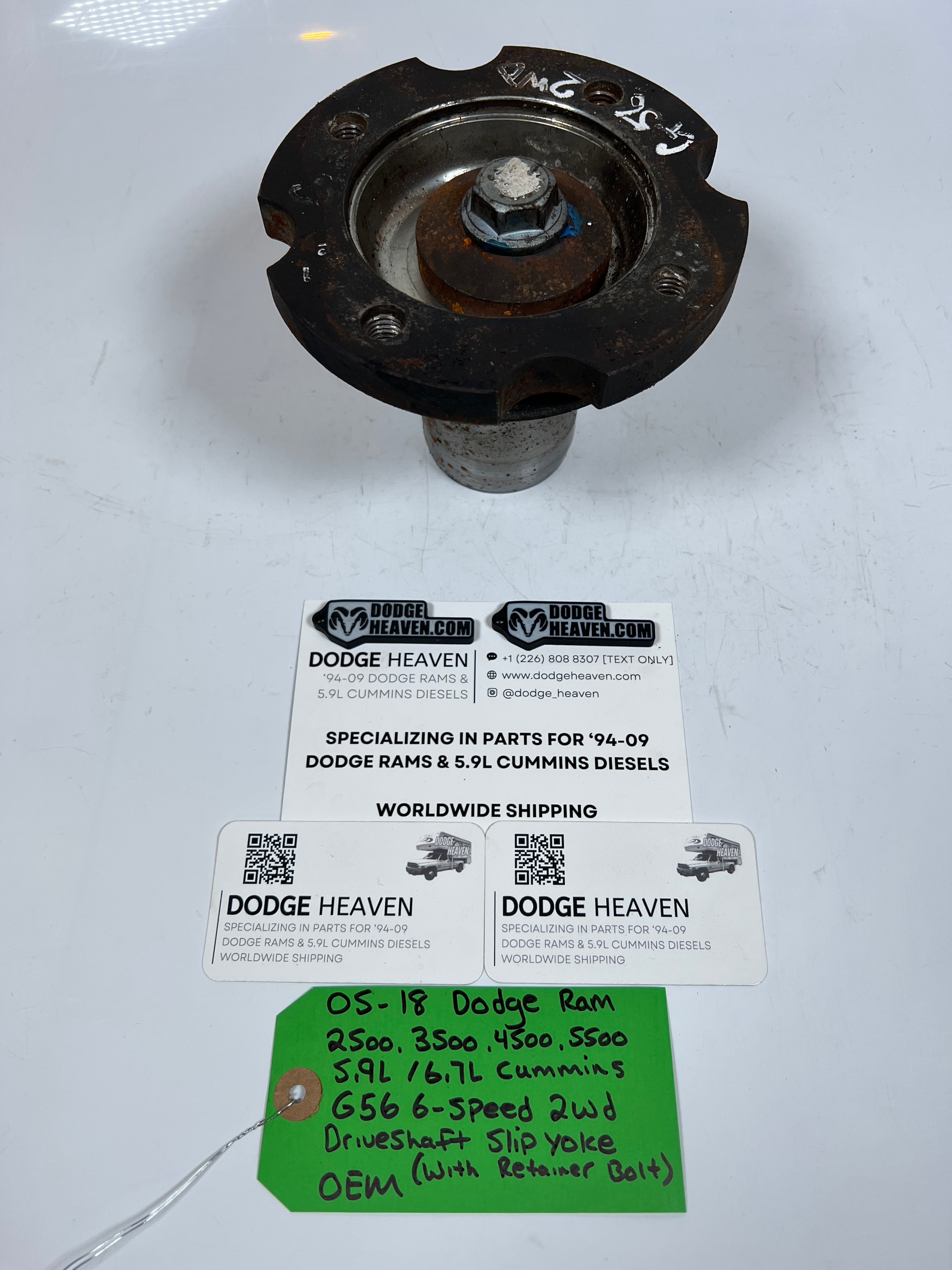 2005-2018 Dodge Ram 5.9L / 6.7L Cummins G56 6-Speed 2WD Driveshaft Slip Yoke