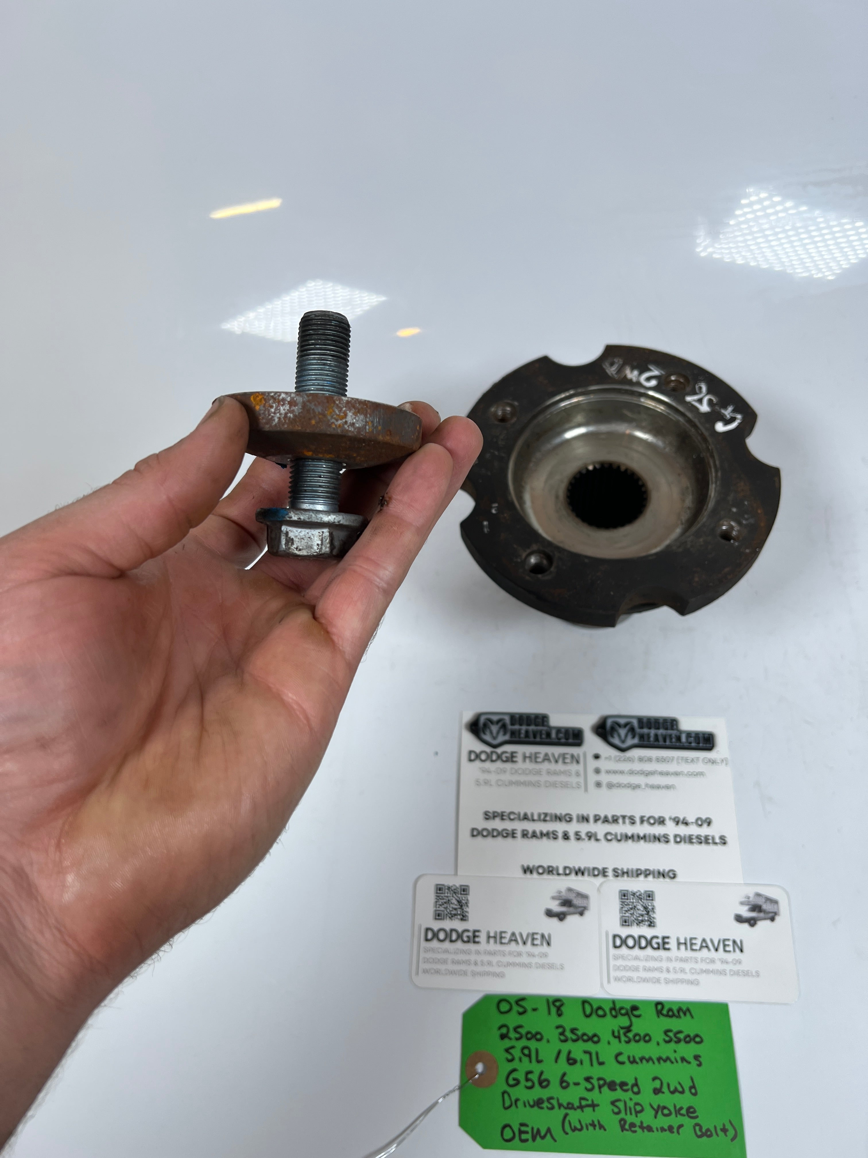 2005-2018 Dodge Ram 5.9L / 6.7L Cummins G56 6-Speed 2WD Driveshaft Slip Yoke
