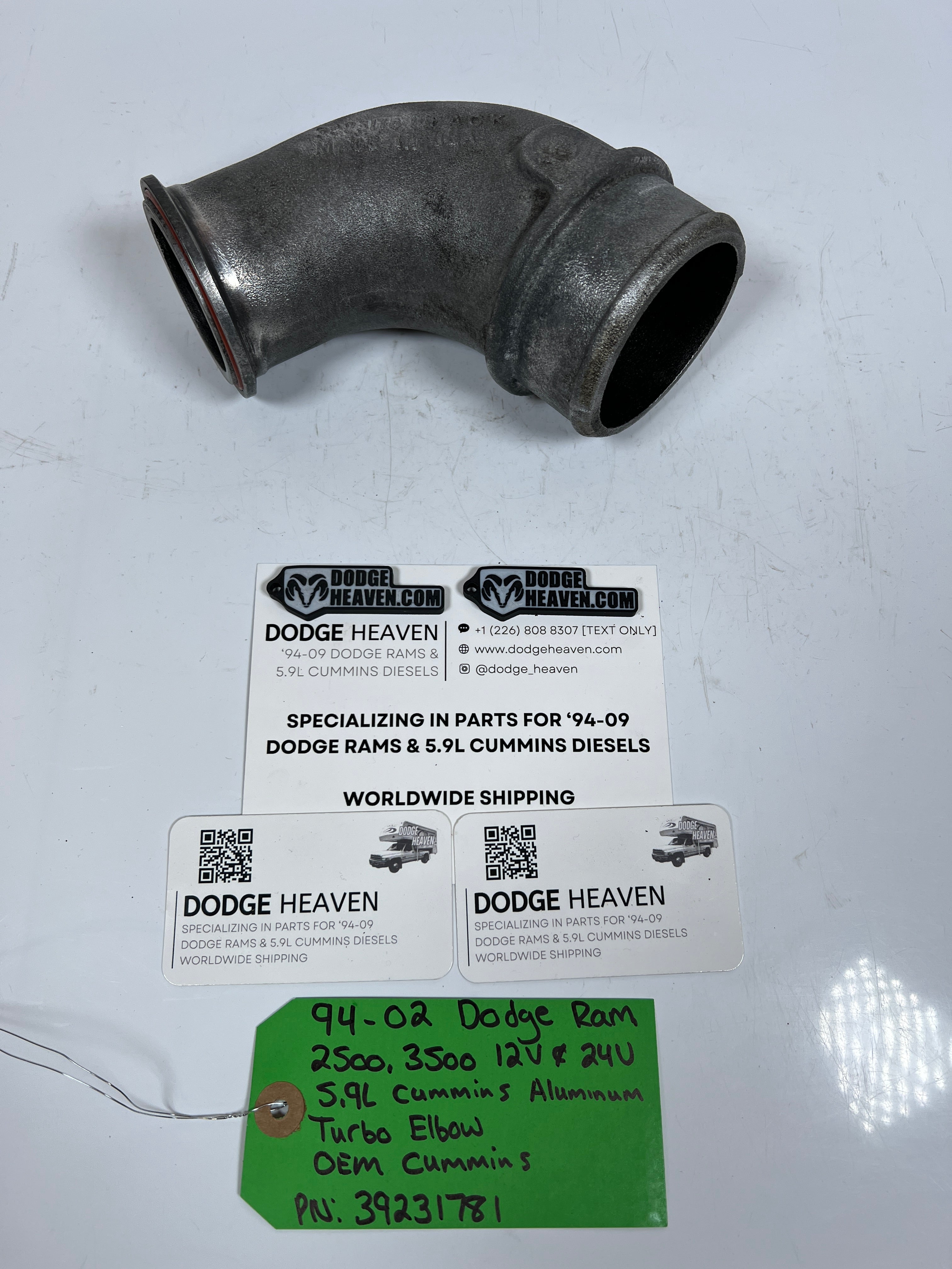 1994-2002 Dodge Ram 12V & 24V 5.9L Cummins Turbo Elbow HX35 HY35