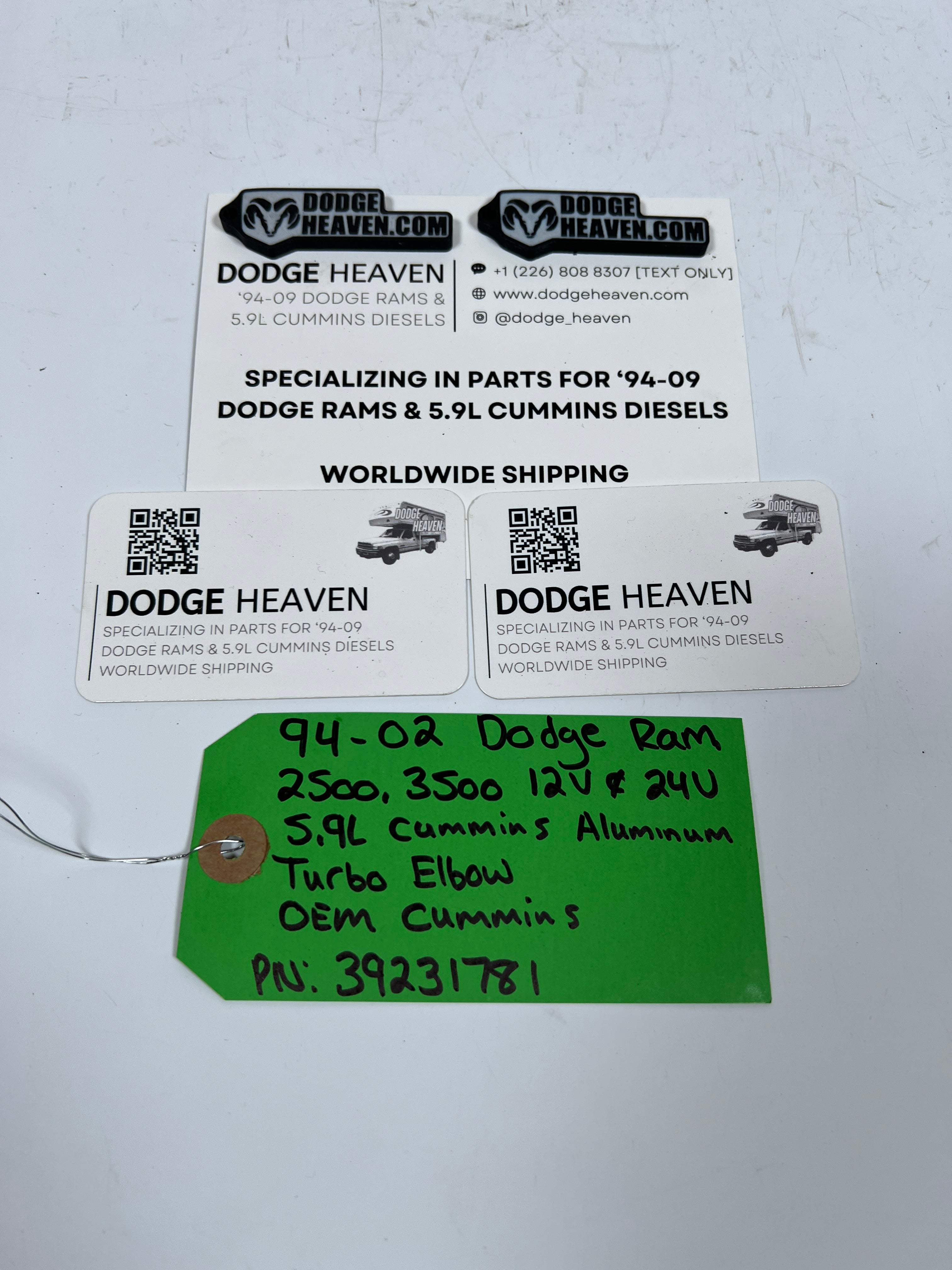 1994-2002 Dodge Ram 12V & 24V 5.9L Cummins Turbo Elbow HX35 HY35