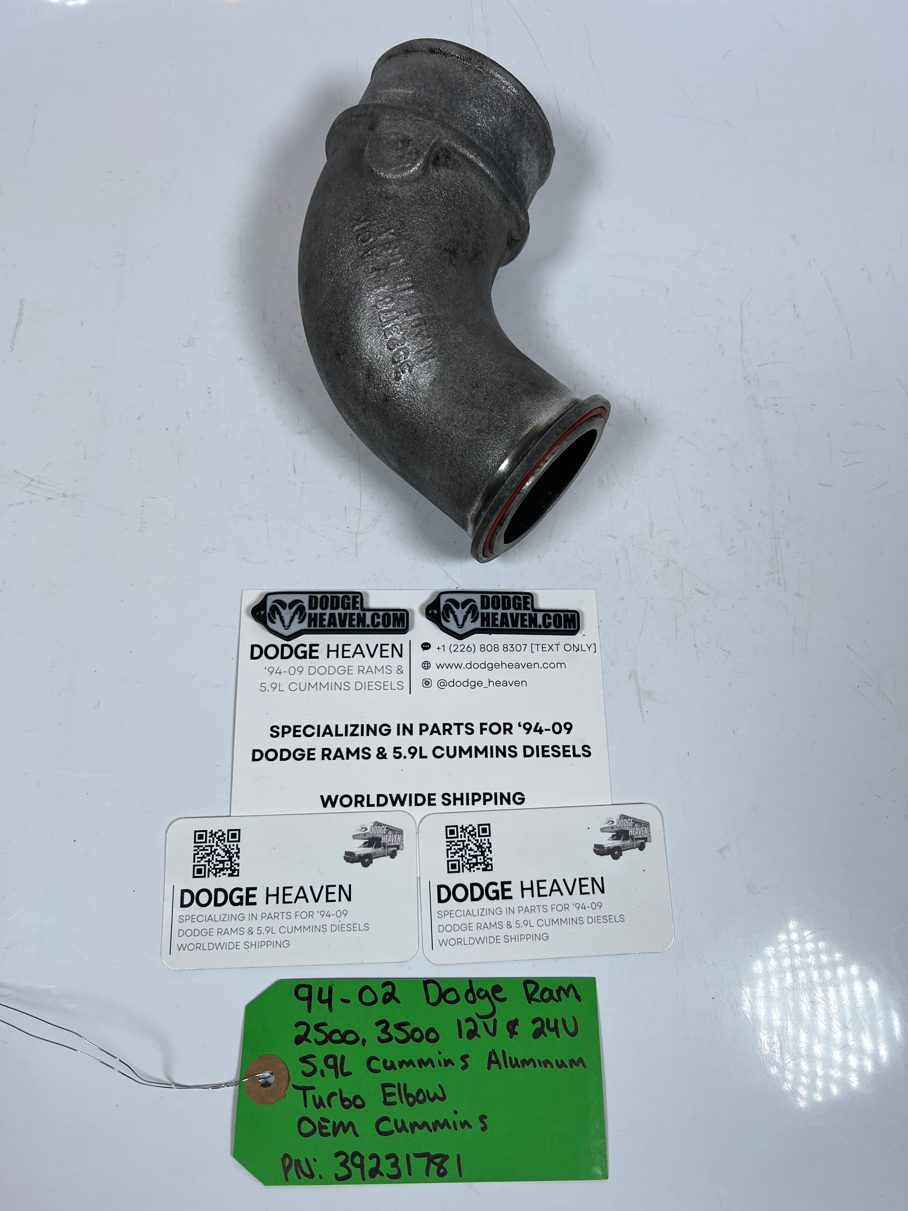 1994-2002 Dodge Ram 12V & 24V 5.9L Cummins Turbo Elbow HX35 HY35