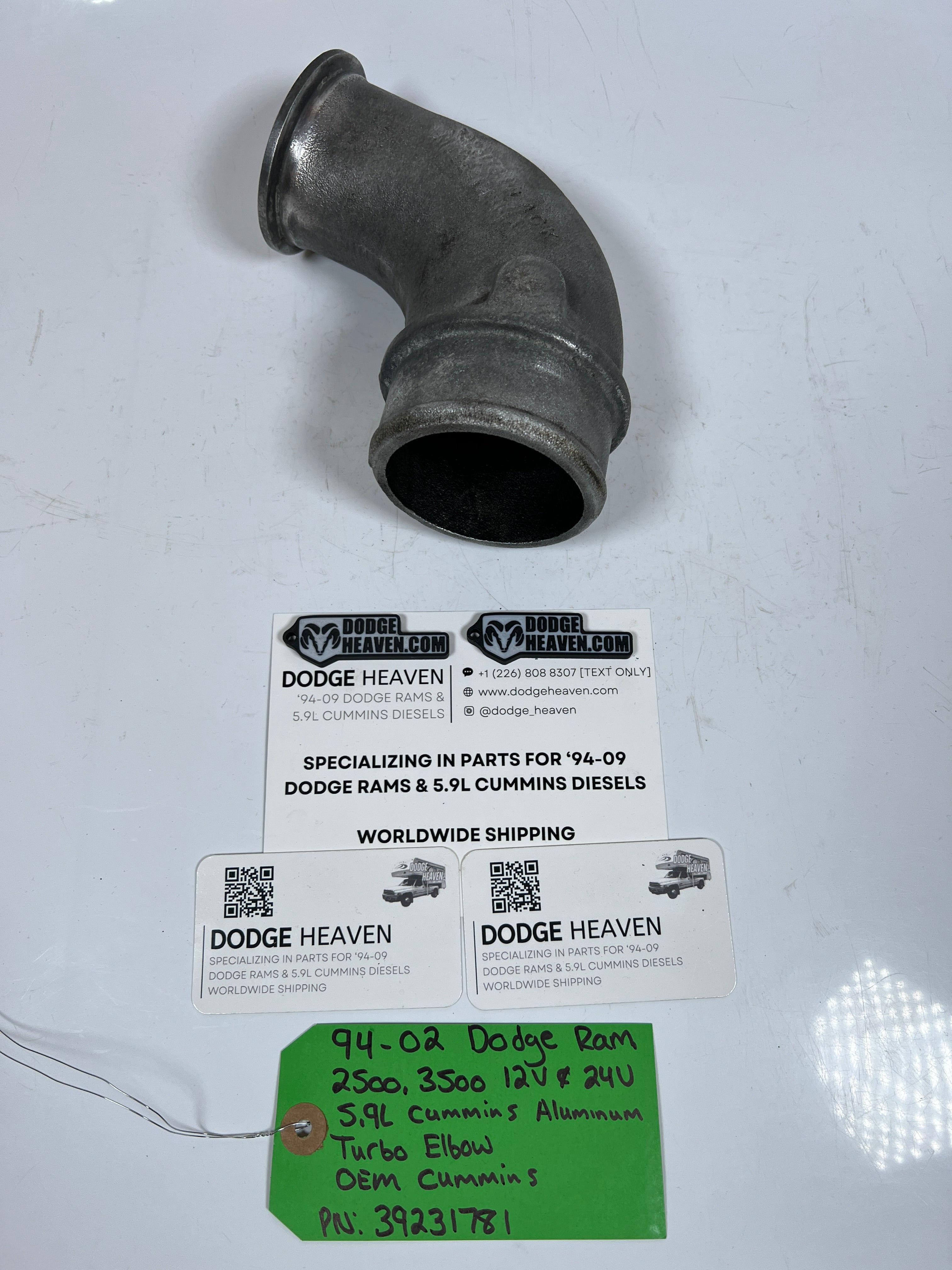 1994-2002 Dodge Ram 12V & 24V 5.9L Cummins Turbo Elbow HX35 HY35