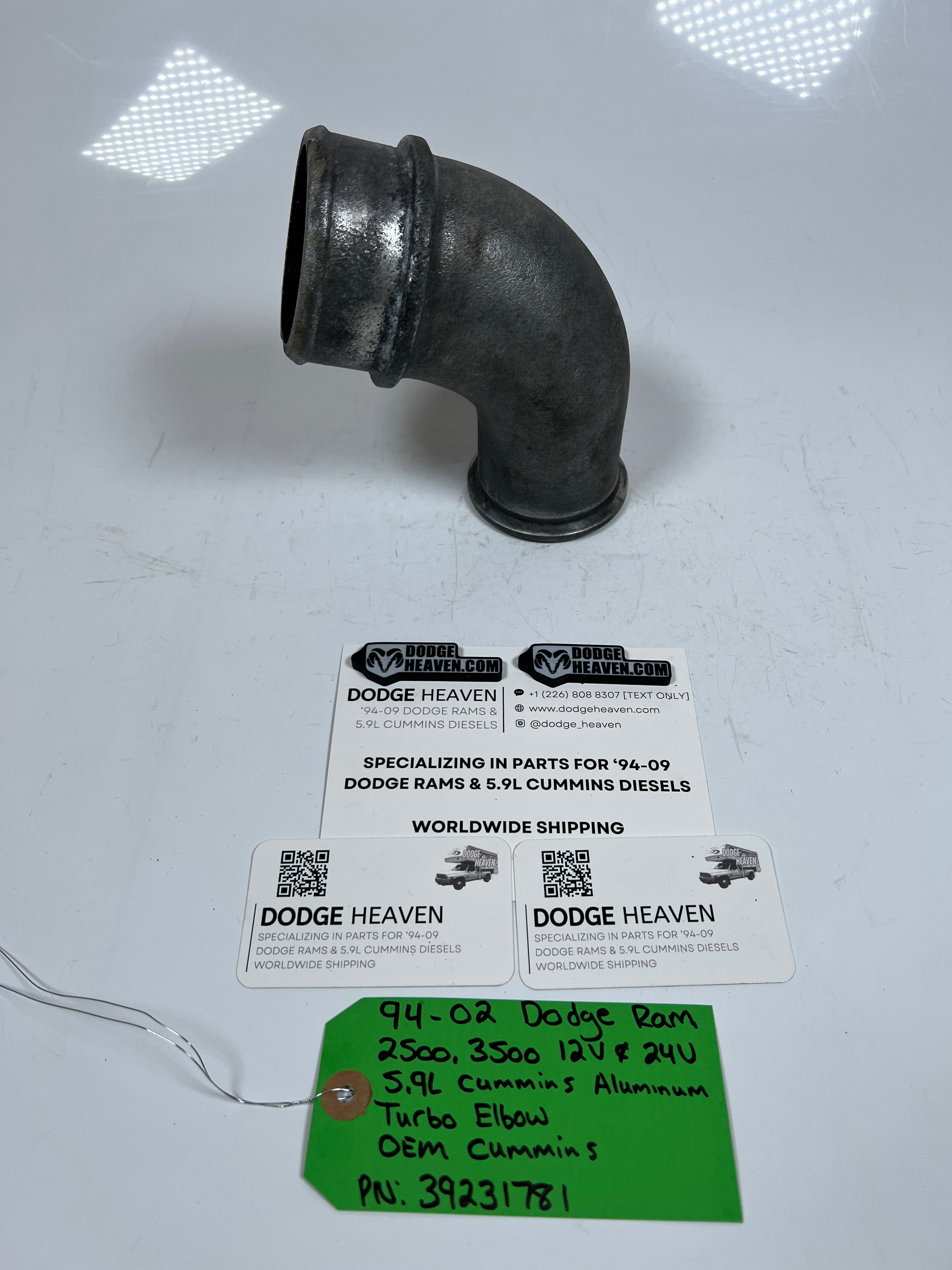 1994-2002 Dodge Ram 12V & 24V 5.9L Cummins Turbo Elbow HX35 HY35