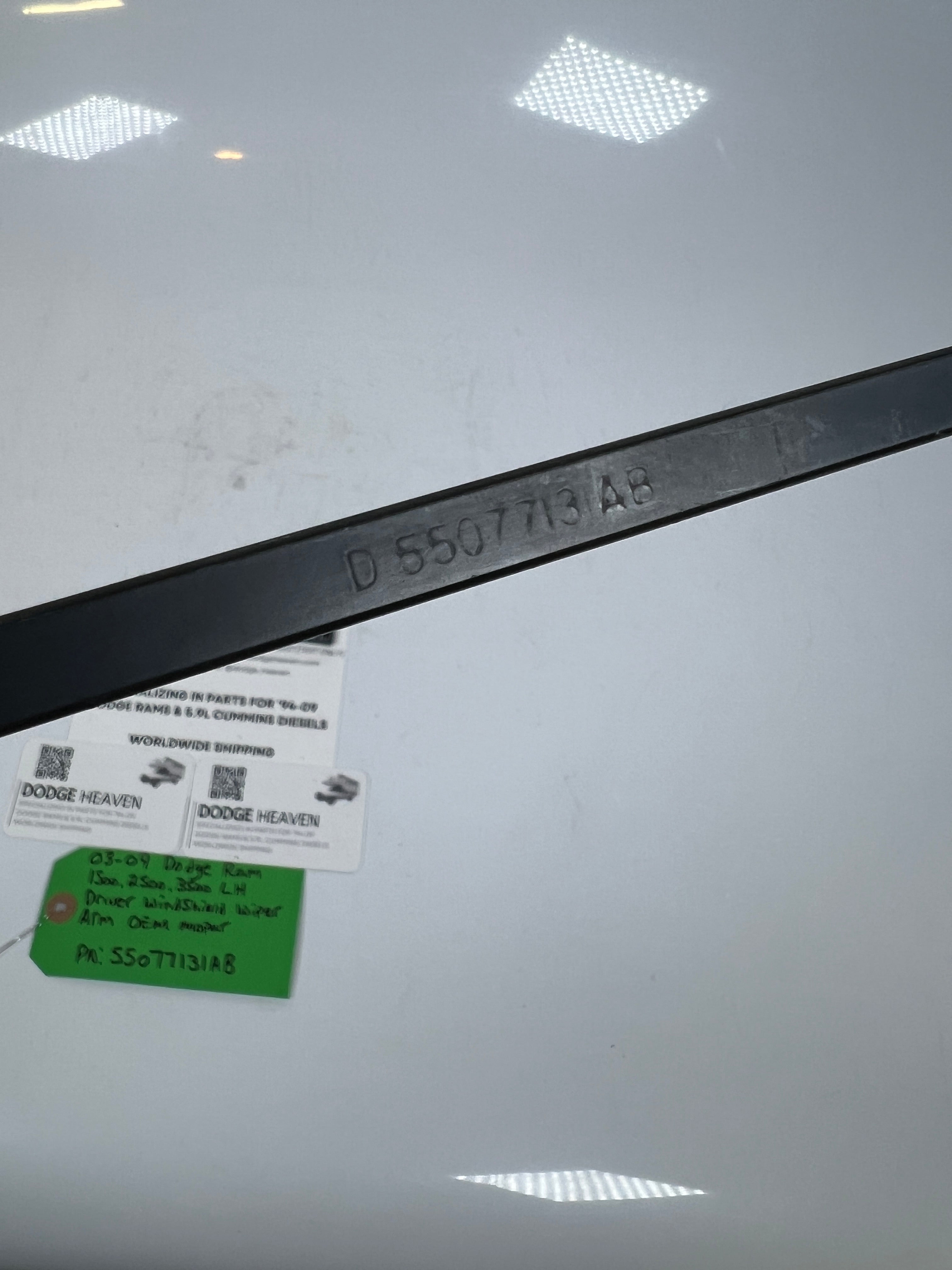 2003-2009 Dodge Ram 1500-3500 Driver Windshield Wiper Arm