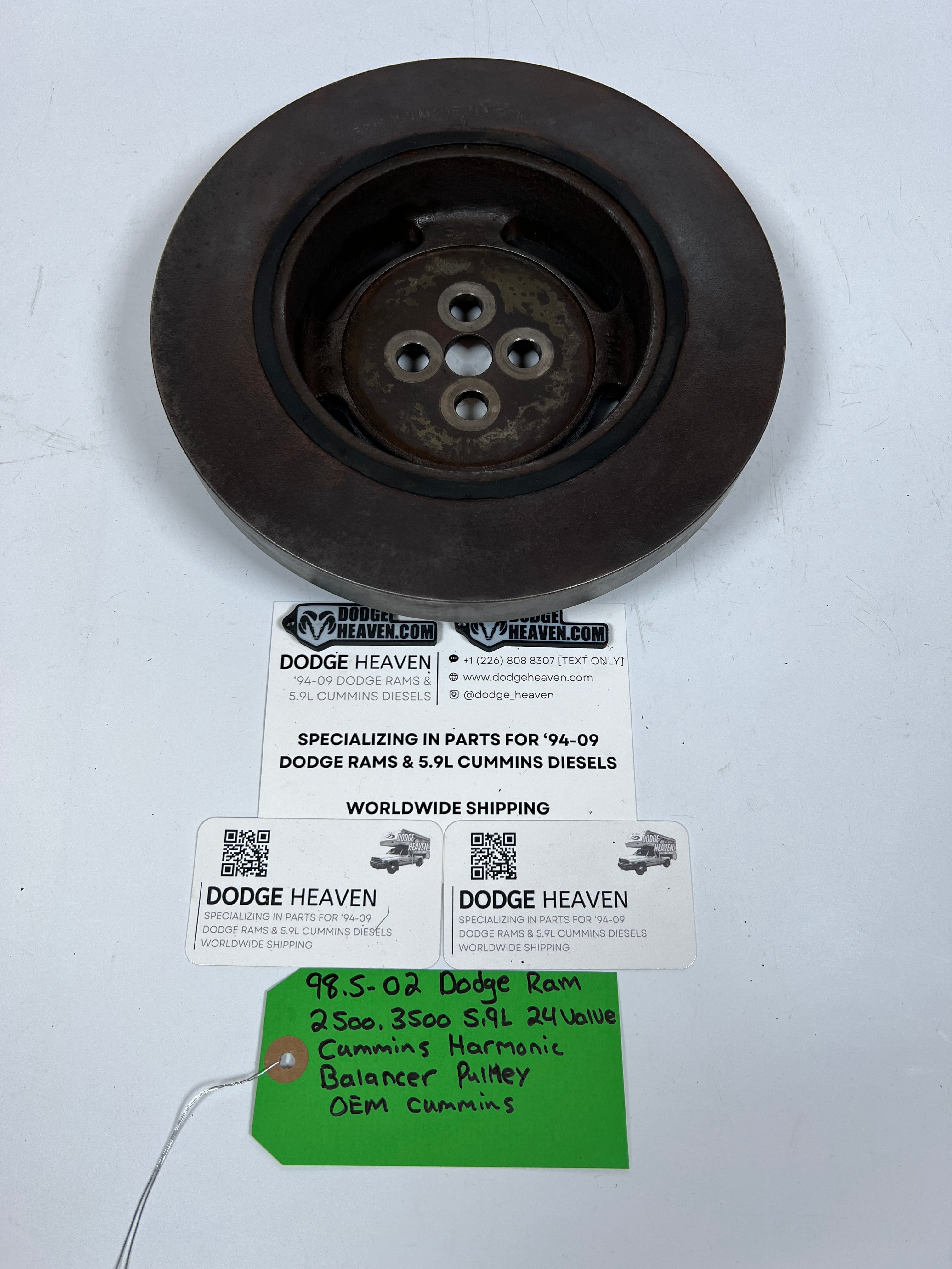 1998.5-2002 Dodge Ram 24 Valve 5.9L Cummins Harmonic balancer Pulley