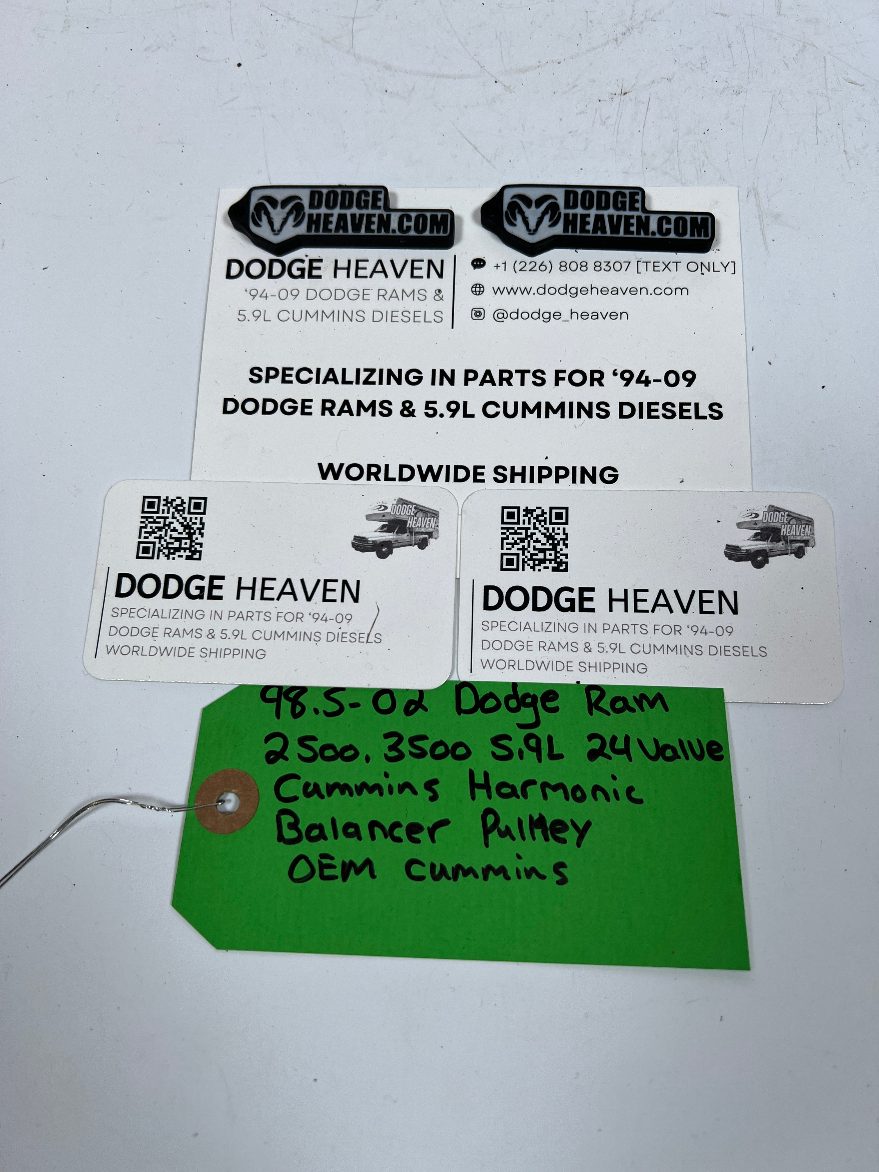 1998.5-2002 Dodge Ram 24 Valve 5.9L Cummins Harmonic balancer Pulley