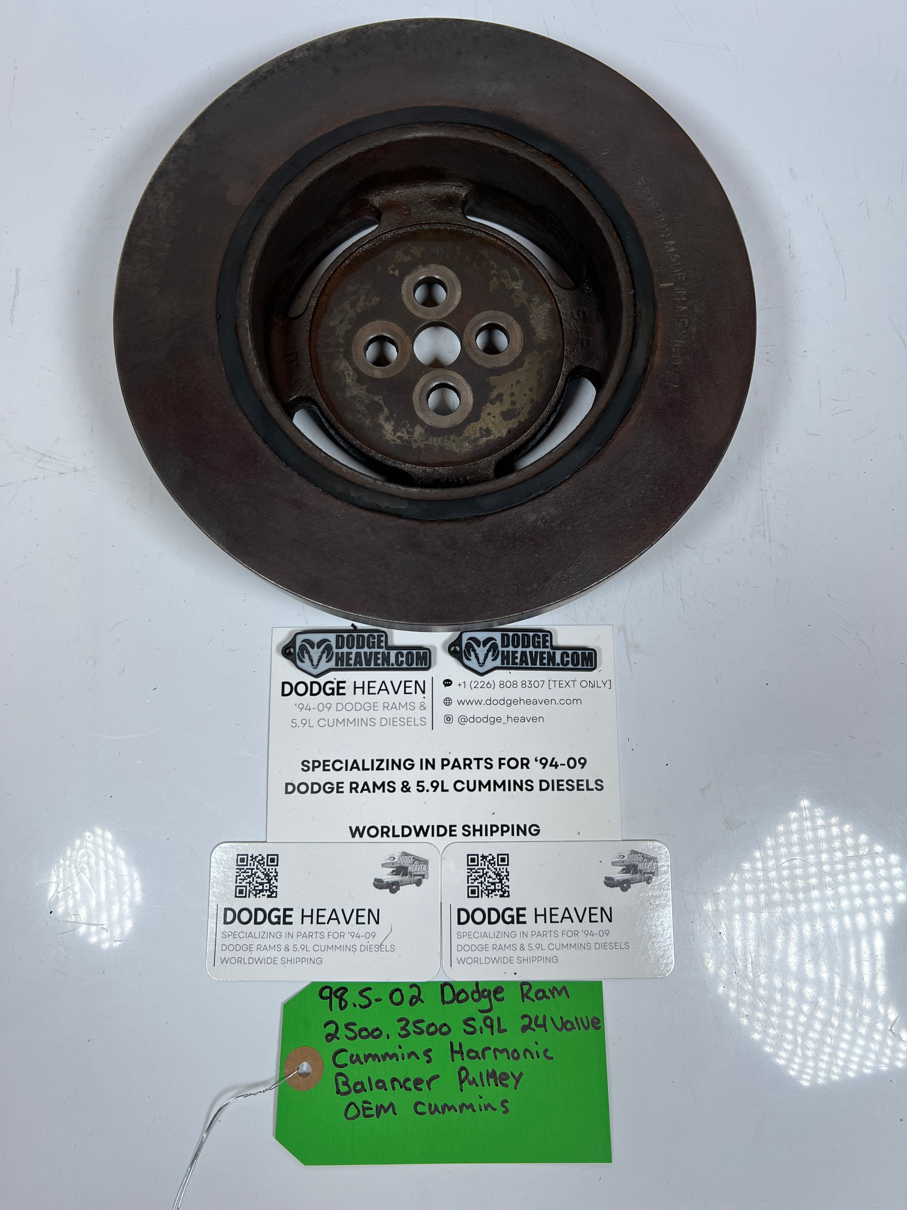 1998.5-2002 Dodge Ram 24 Valve 5.9L Cummins Harmonic balancer Pulley