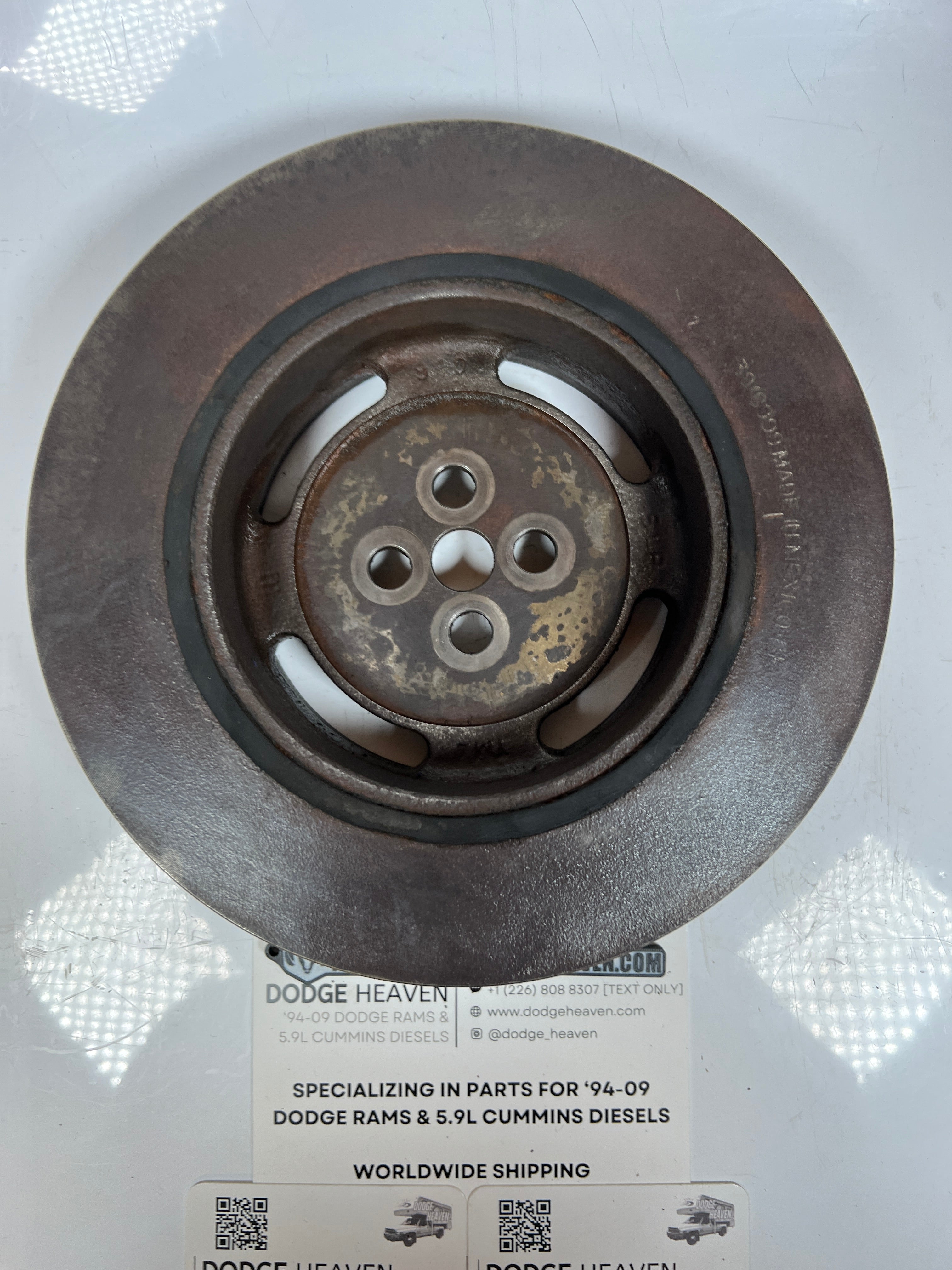 1998.5-2002 Dodge Ram 24 Valve 5.9L Cummins Harmonic balancer Pulley