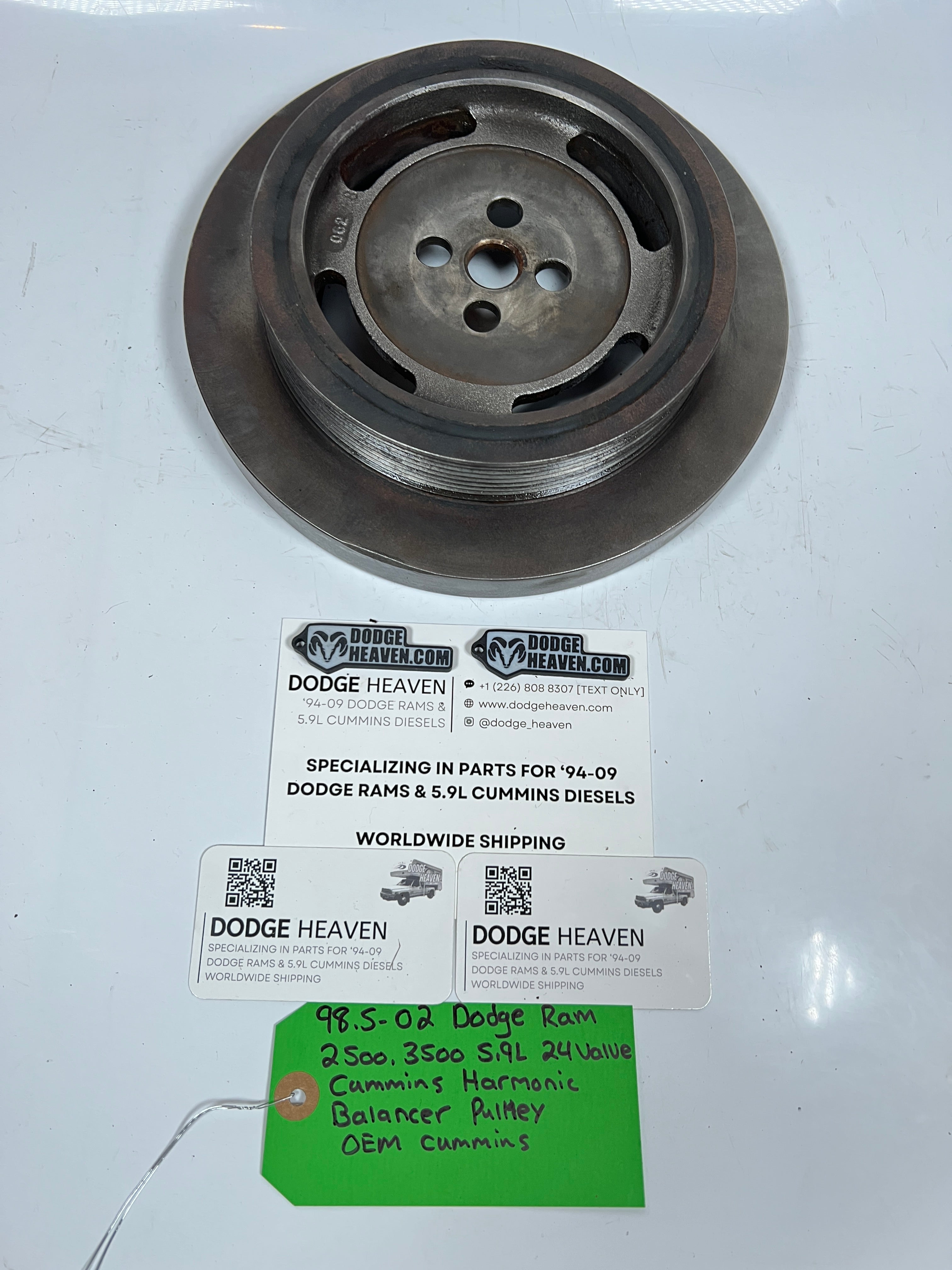 1998.5-2002 Dodge Ram 24 Valve 5.9L Cummins Harmonic balancer Pulley