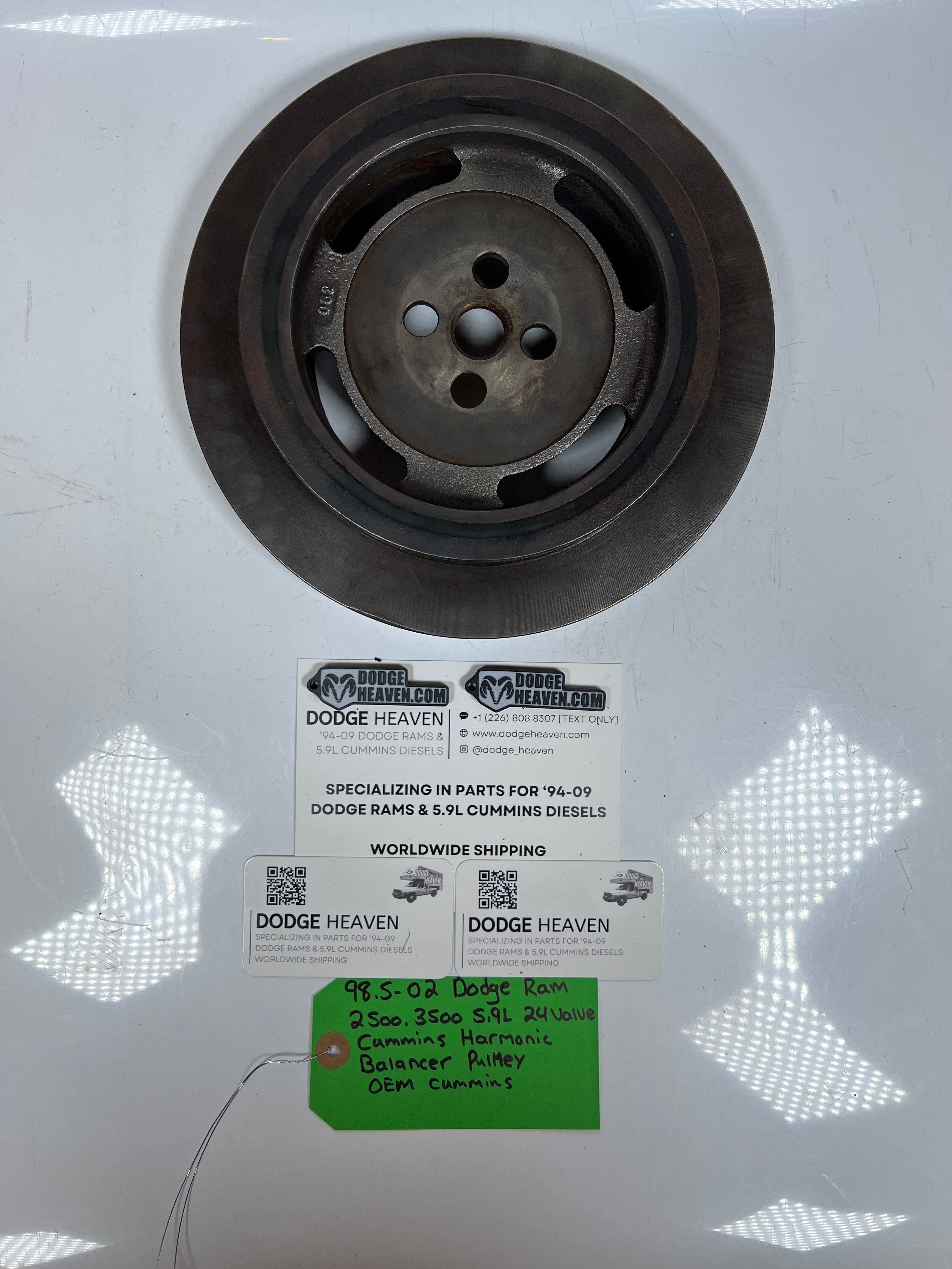1998.5-2002 Dodge Ram 24 Valve 5.9L Cummins Harmonic balancer Pulley