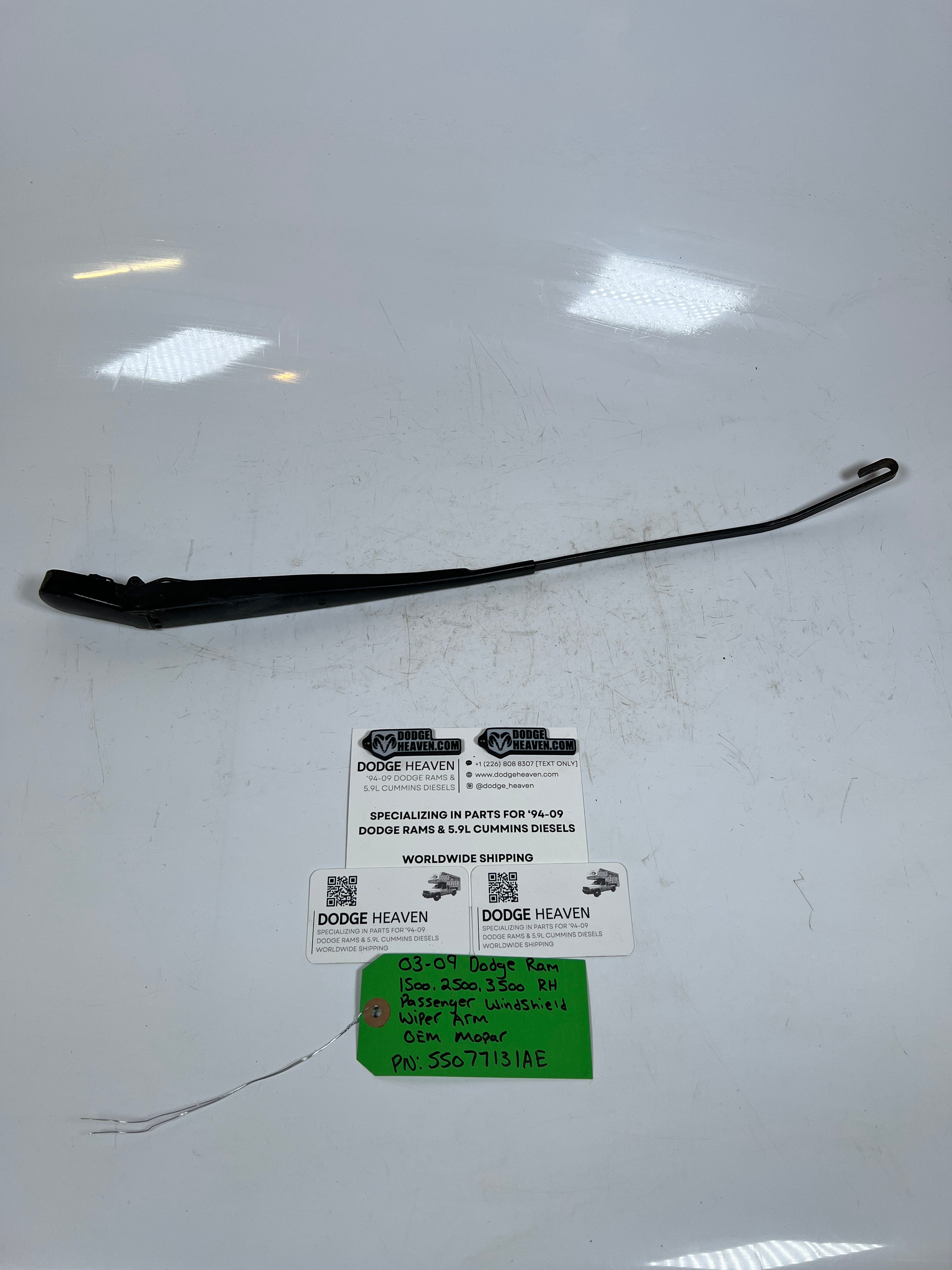 2003-2009 Dodge Ram 1500-3500 Passenger Windshield Wiper Arm