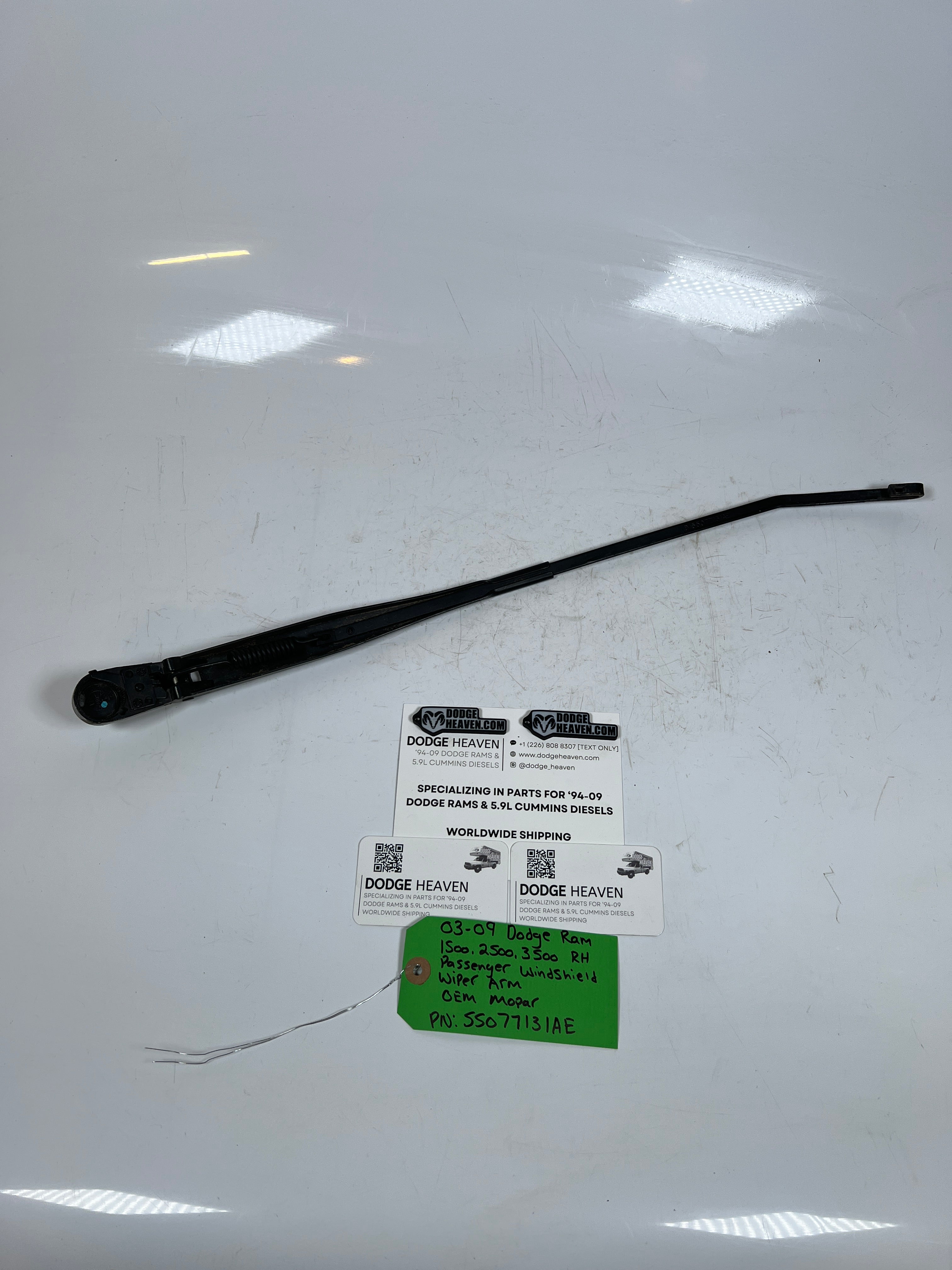 2003-2009 Dodge Ram 1500-3500 Passenger Windshield Wiper Arm