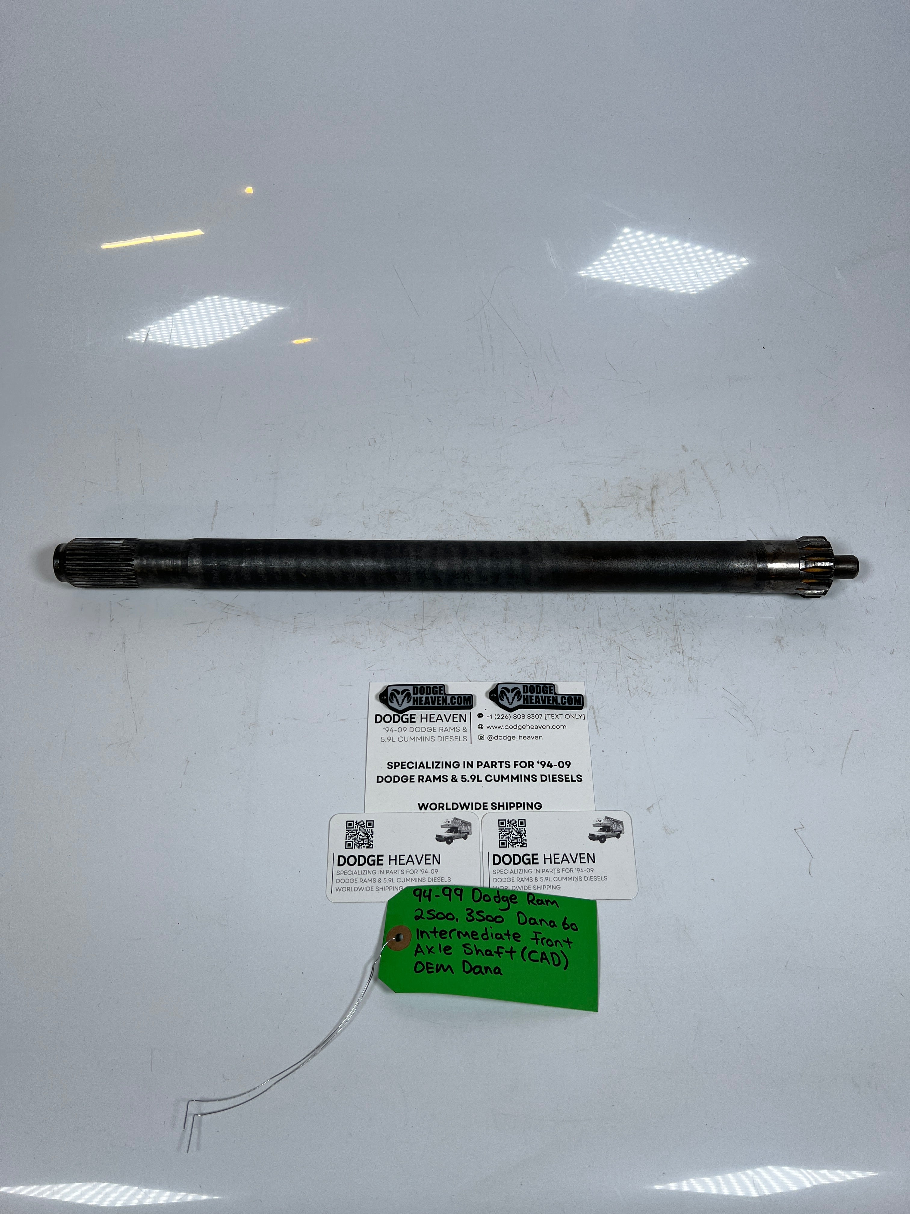 1994-1999 Dodge Ram Dana 60 Intermediate Inner Front Axle Shaft (CAD)