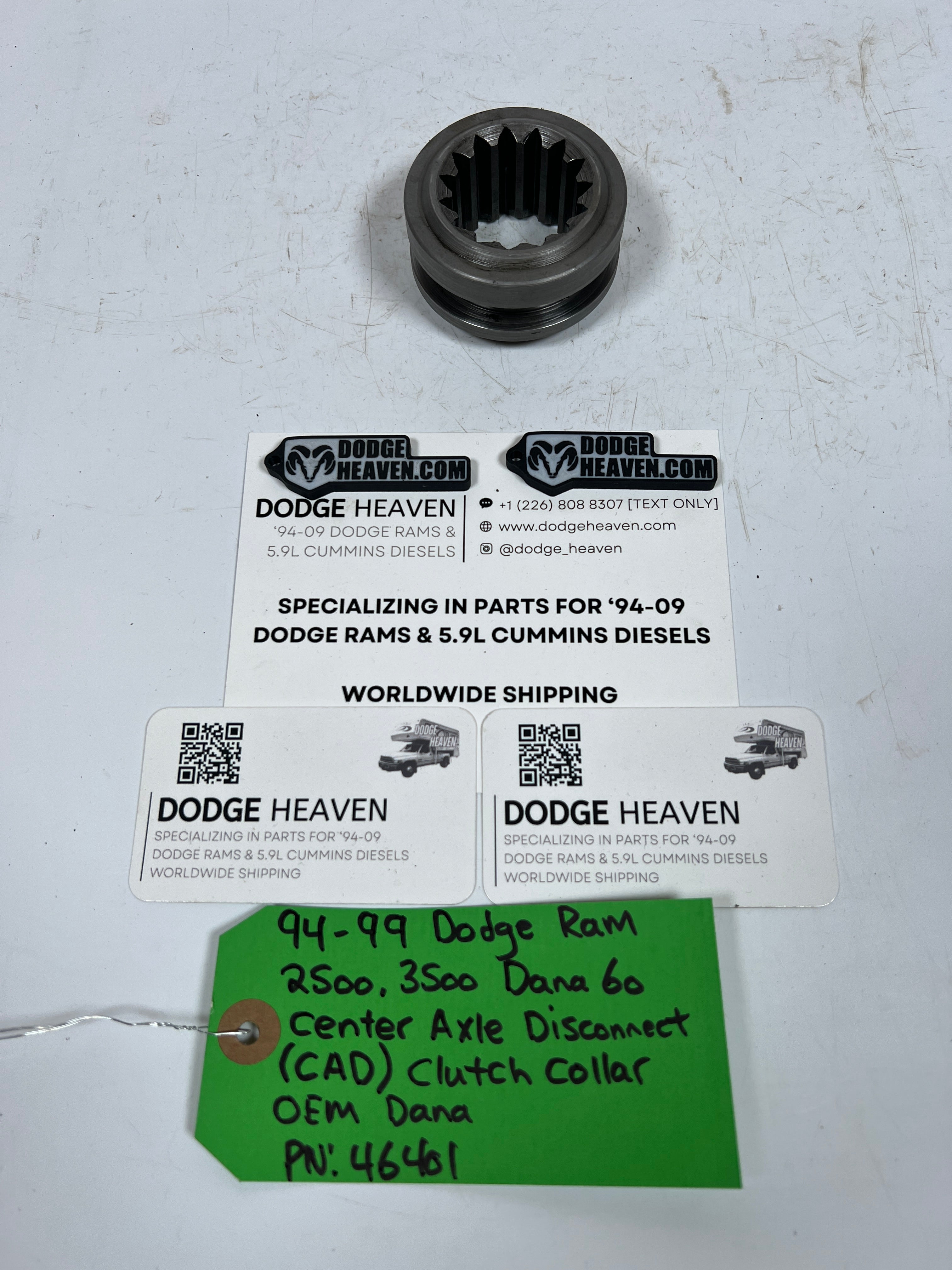 1994-1999 Dodge Ram Dana 60 Center Axle Disconnect Clutch Collar