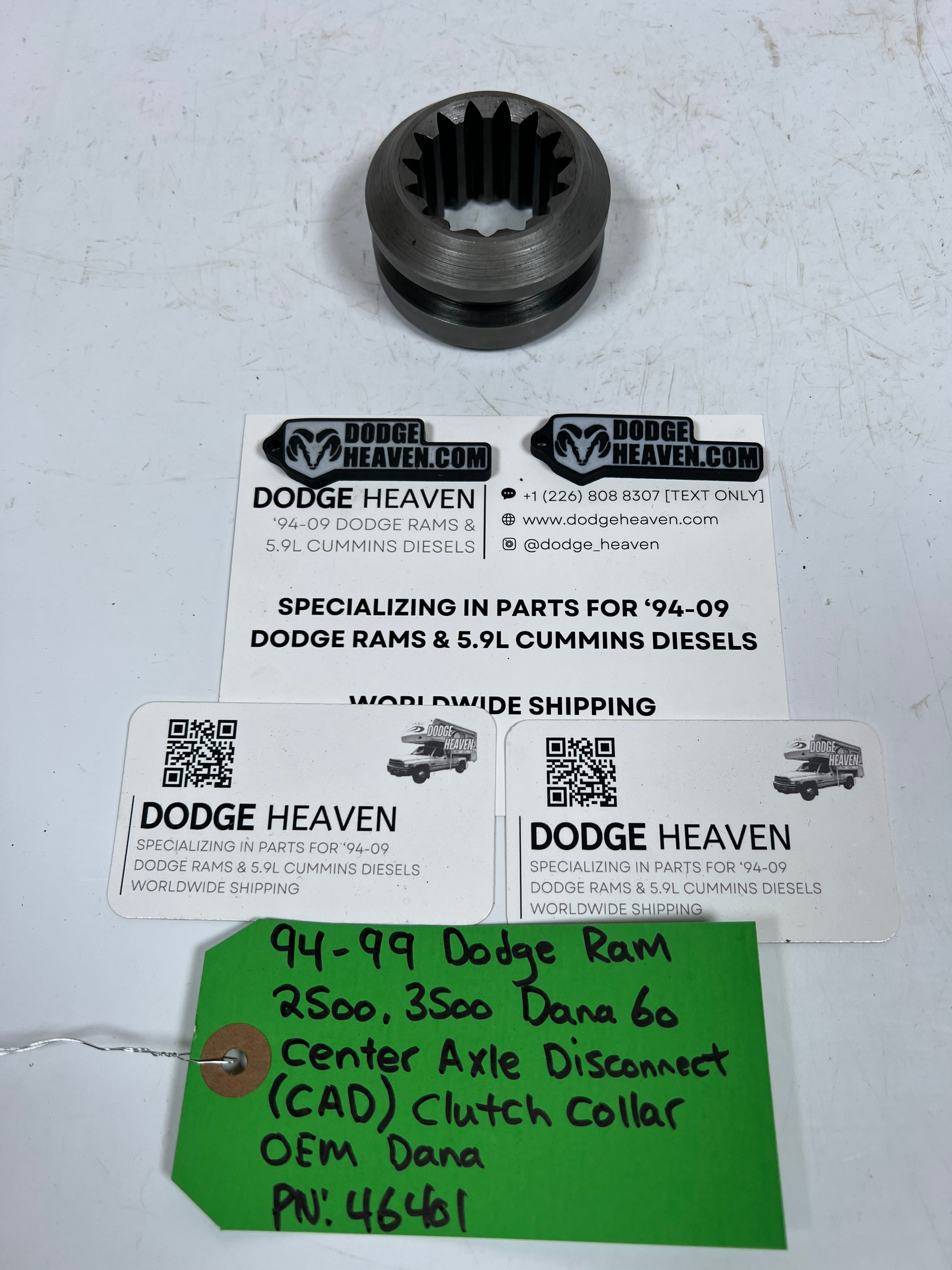 1994-1999 Dodge Ram Dana 60 Center Axle Disconnect Clutch Collar