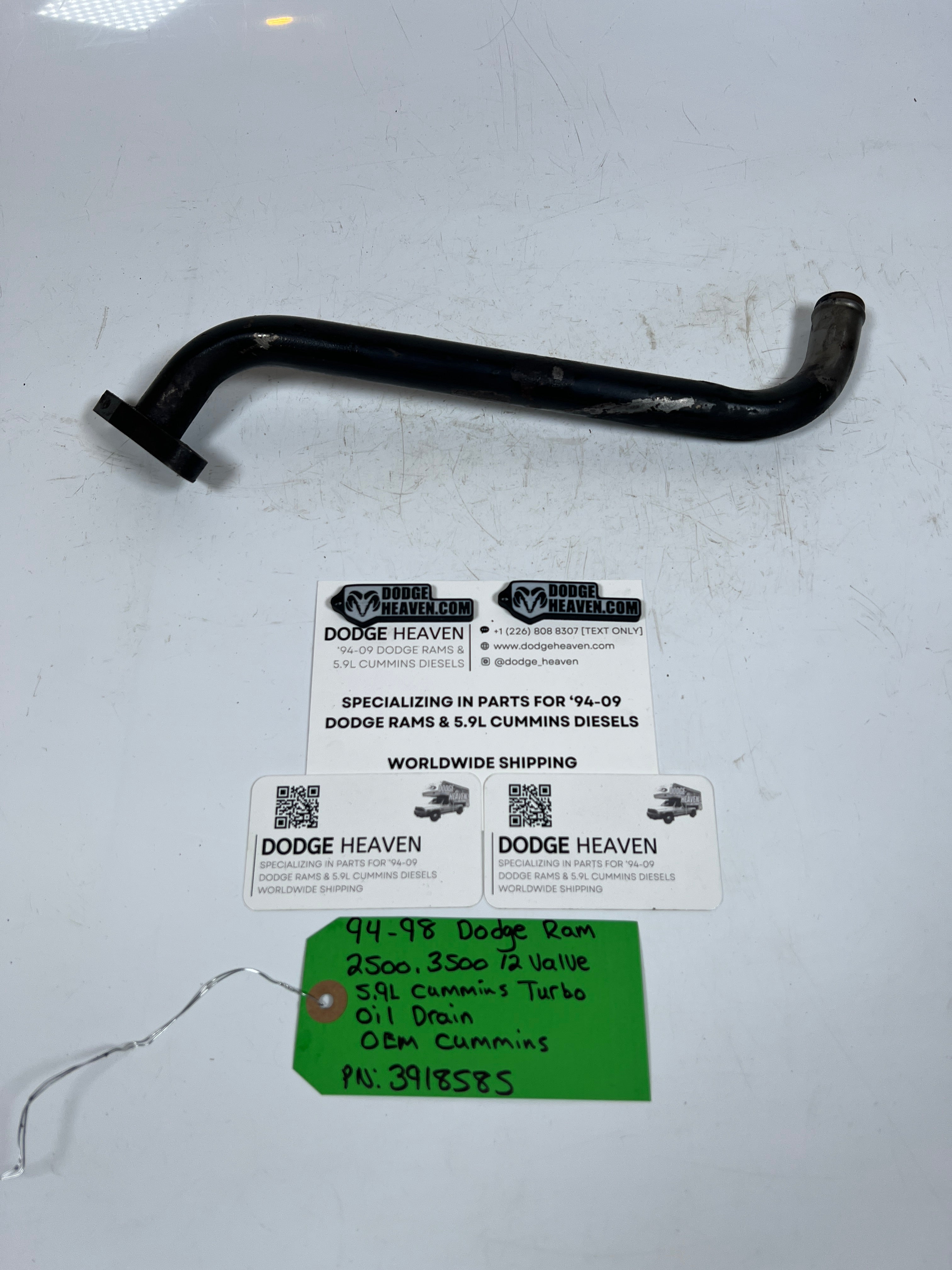 1994-1998 Dodge Ram 12 Valve 5.9L Cummins Turbo Oil Drain
