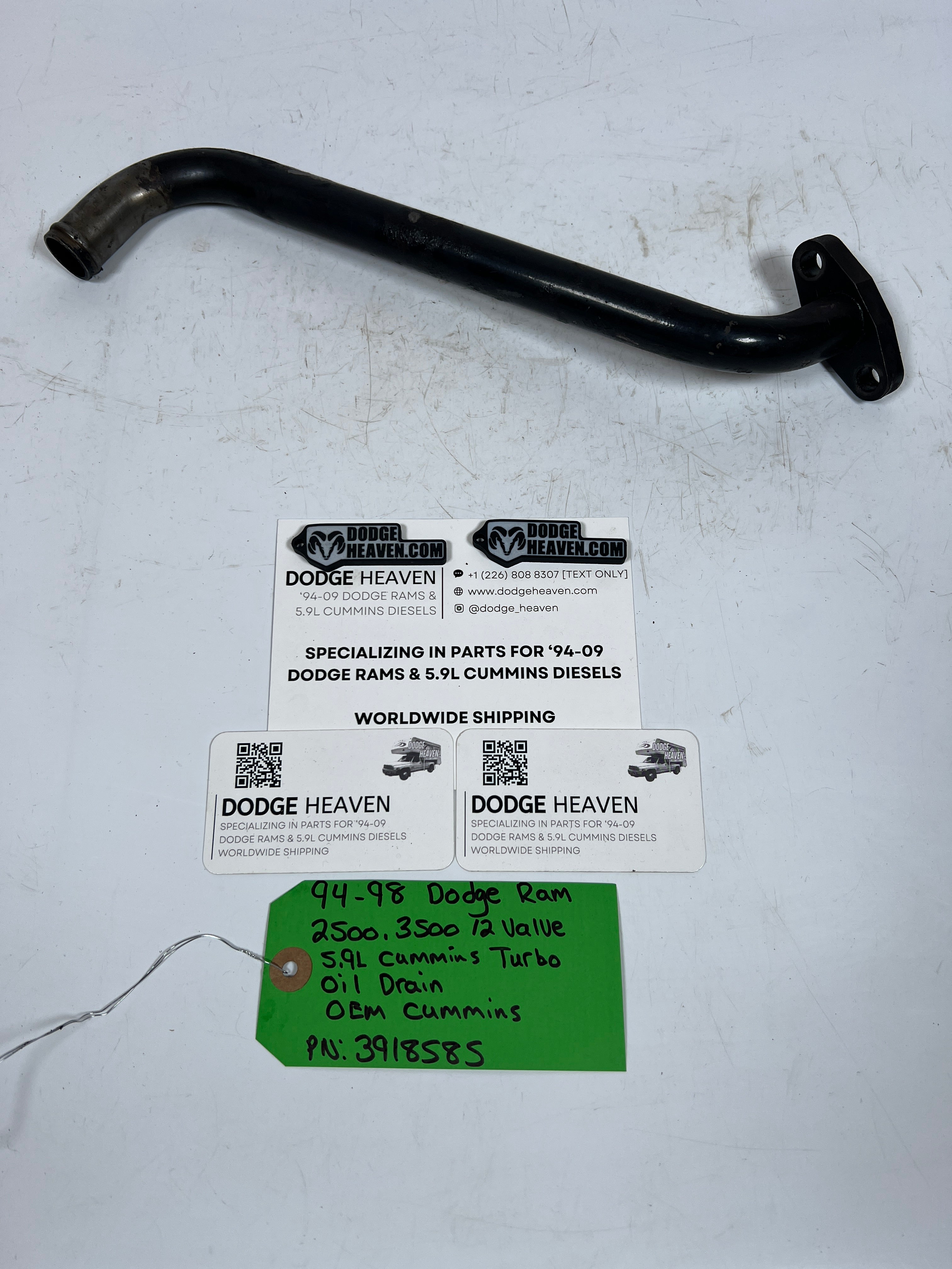1994-1998 Dodge Ram 12 Valve 5.9L Cummins Turbo Oil Drain